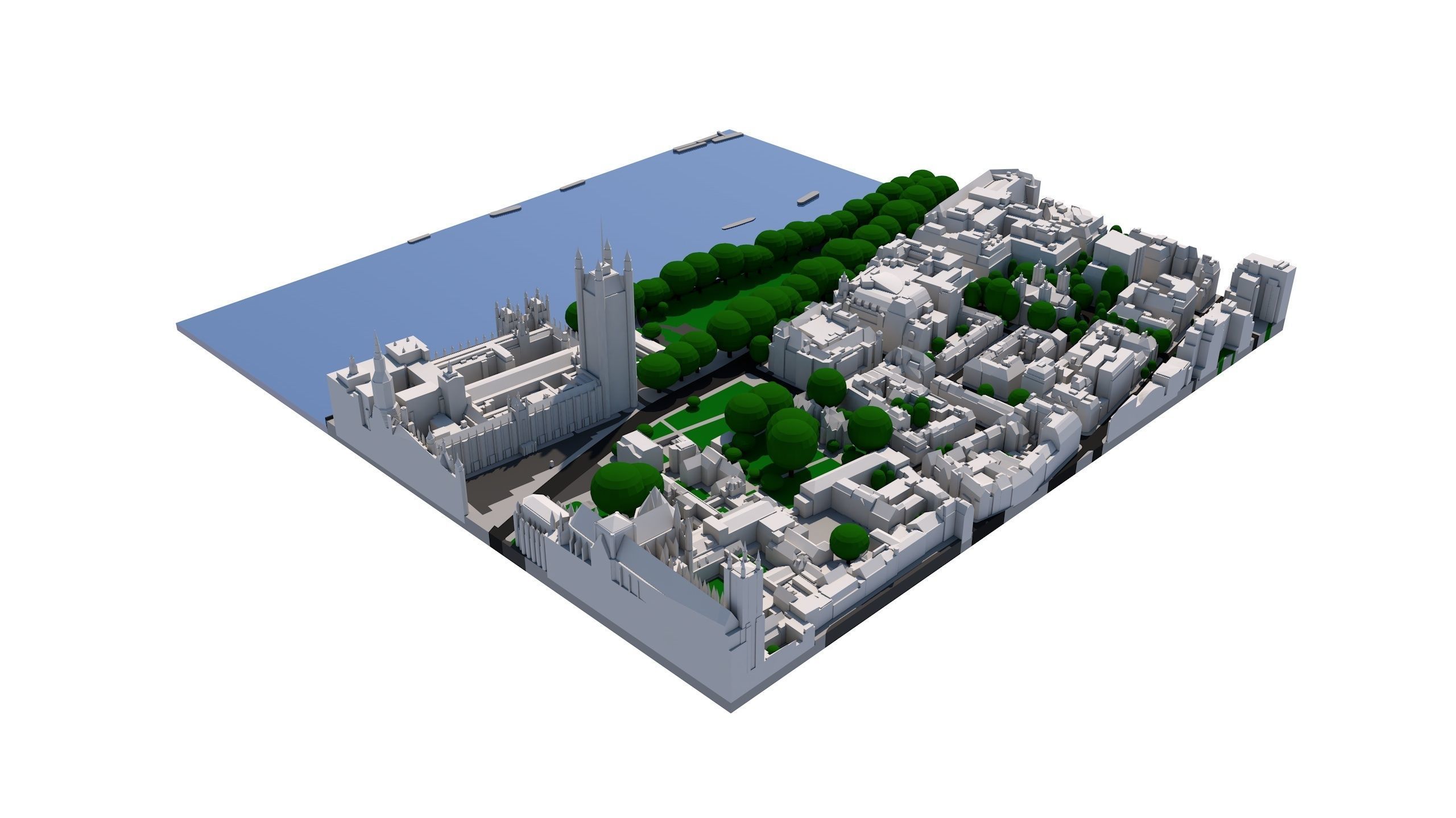 London city tile Level 2 block TQ3079 South West 3D model_9