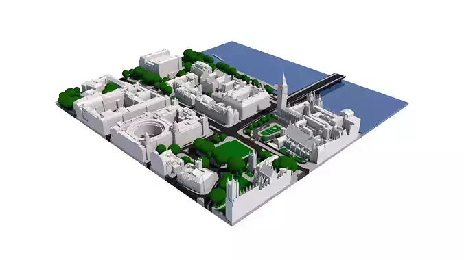 London city tile Level 2 block TQ3079 North West