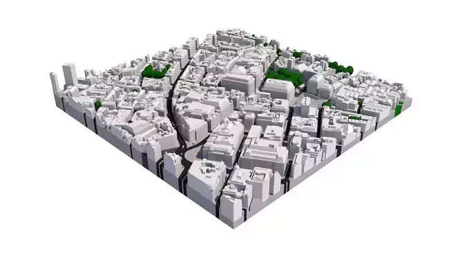 London city tile Level 2 block TQ2980 North East