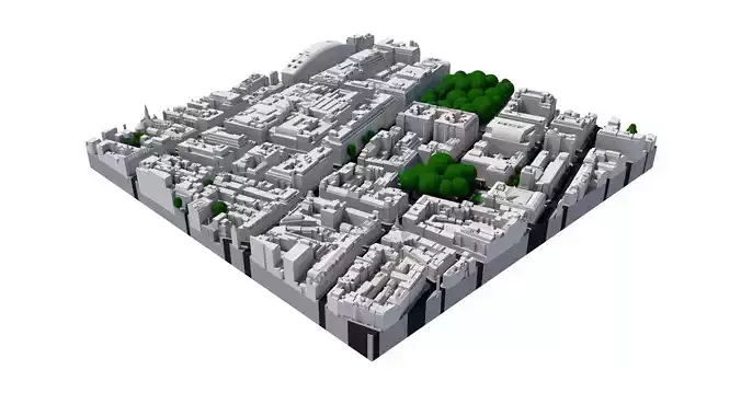 London city tile Level 2 block TQ2881 South West