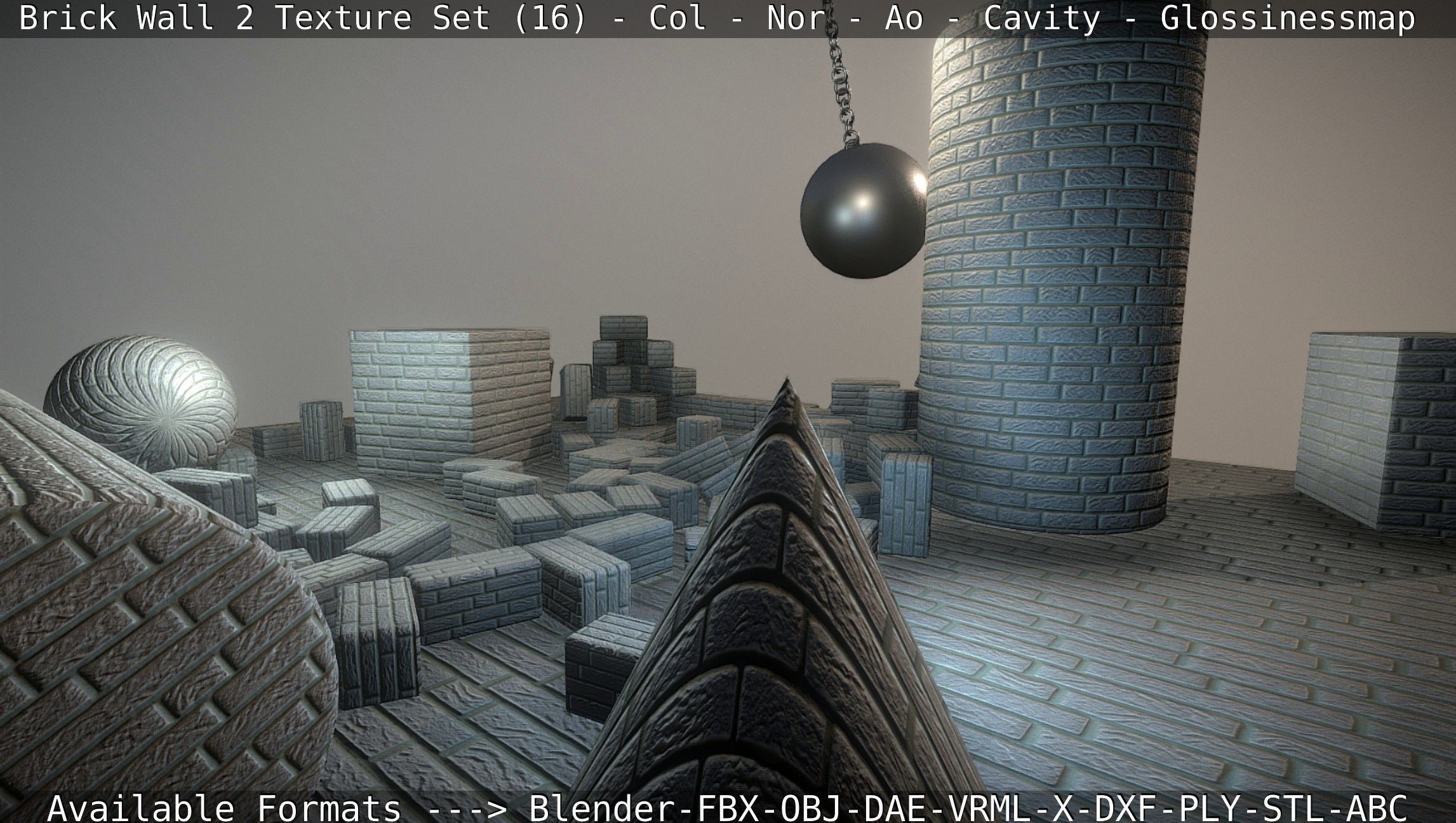 Brick Wall 2 - Texture Set 16 Texture_20