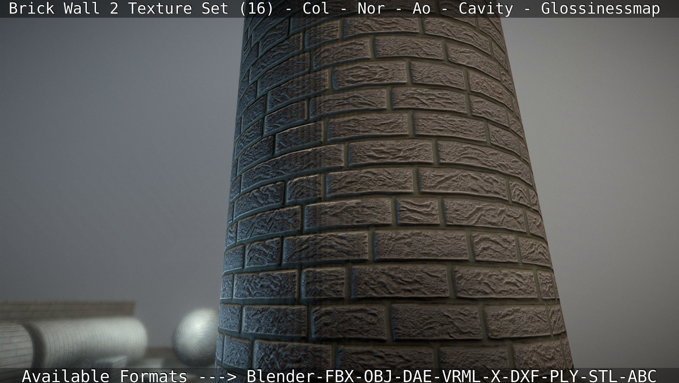 Brick Wall 2 - Texture Set 16 Texture_94