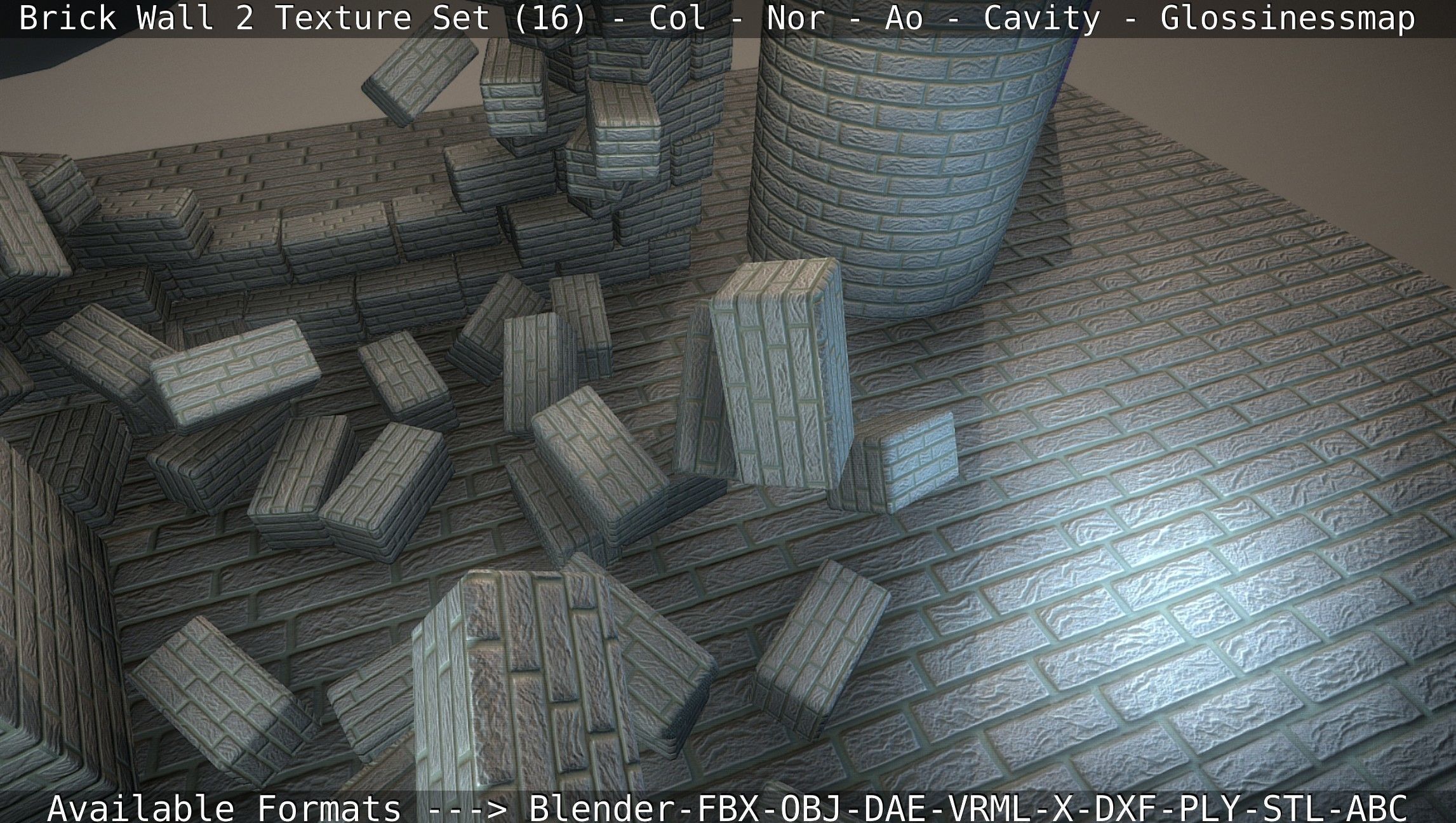 Brick Wall 2 - Texture Set 16 Texture_27