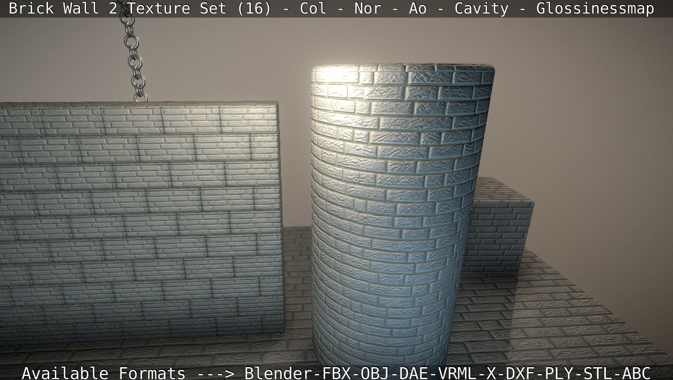 Brick Wall 2 - Texture Set 16 Texture_86