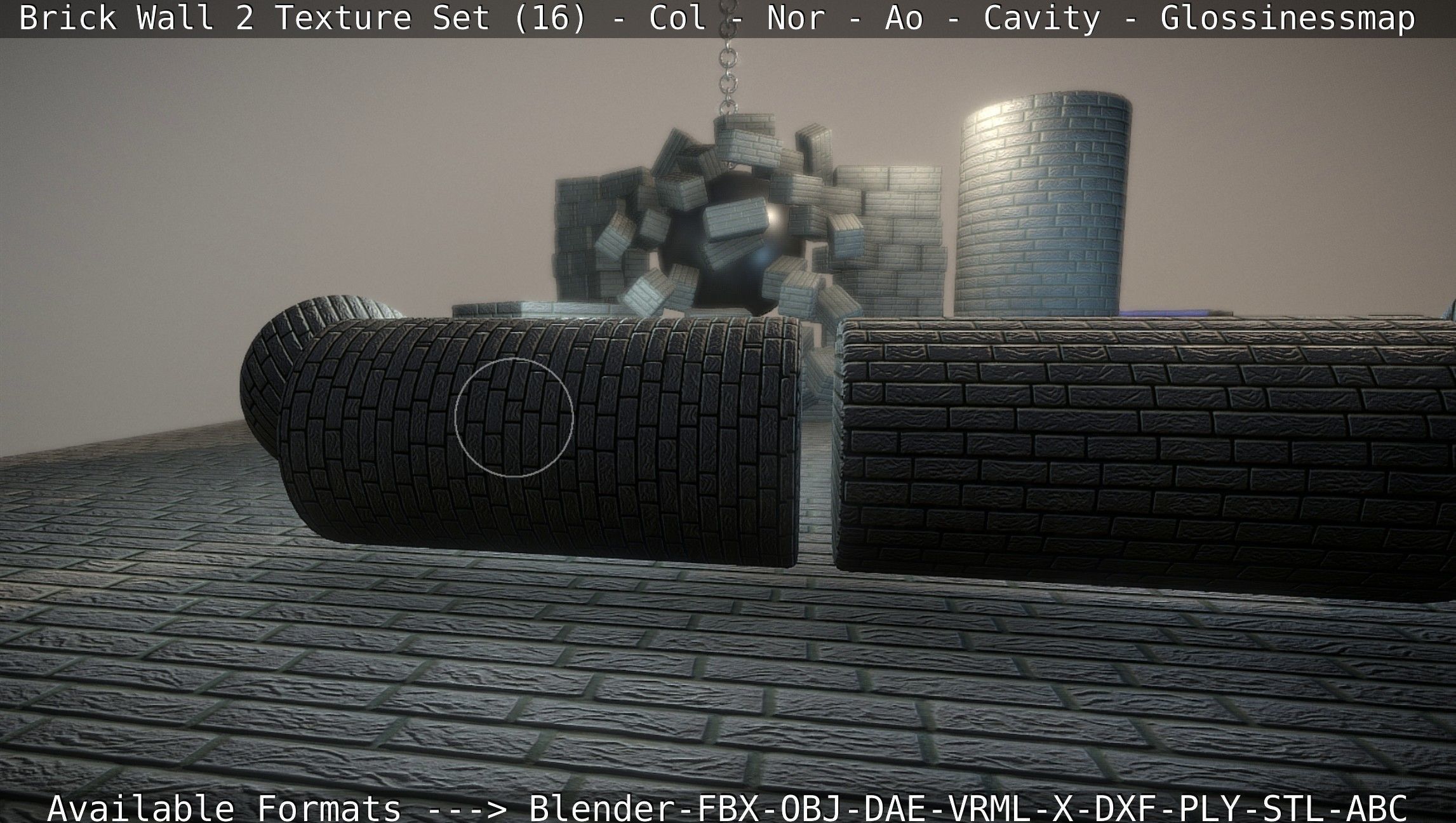 Brick Wall 2 - Texture Set 16 Texture_57