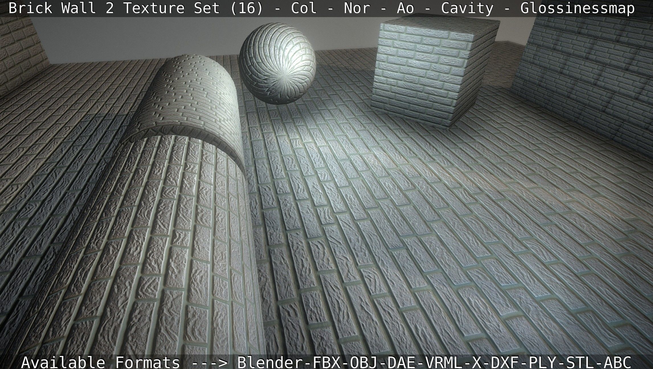 Brick Wall 2 - Texture Set 16 Texture_69