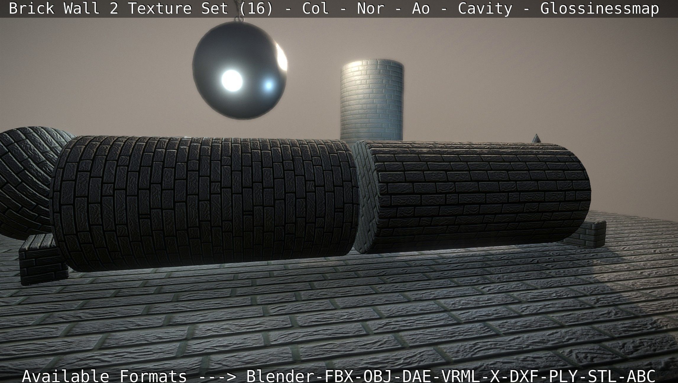 Brick Wall 2 - Texture Set 16 Texture_51