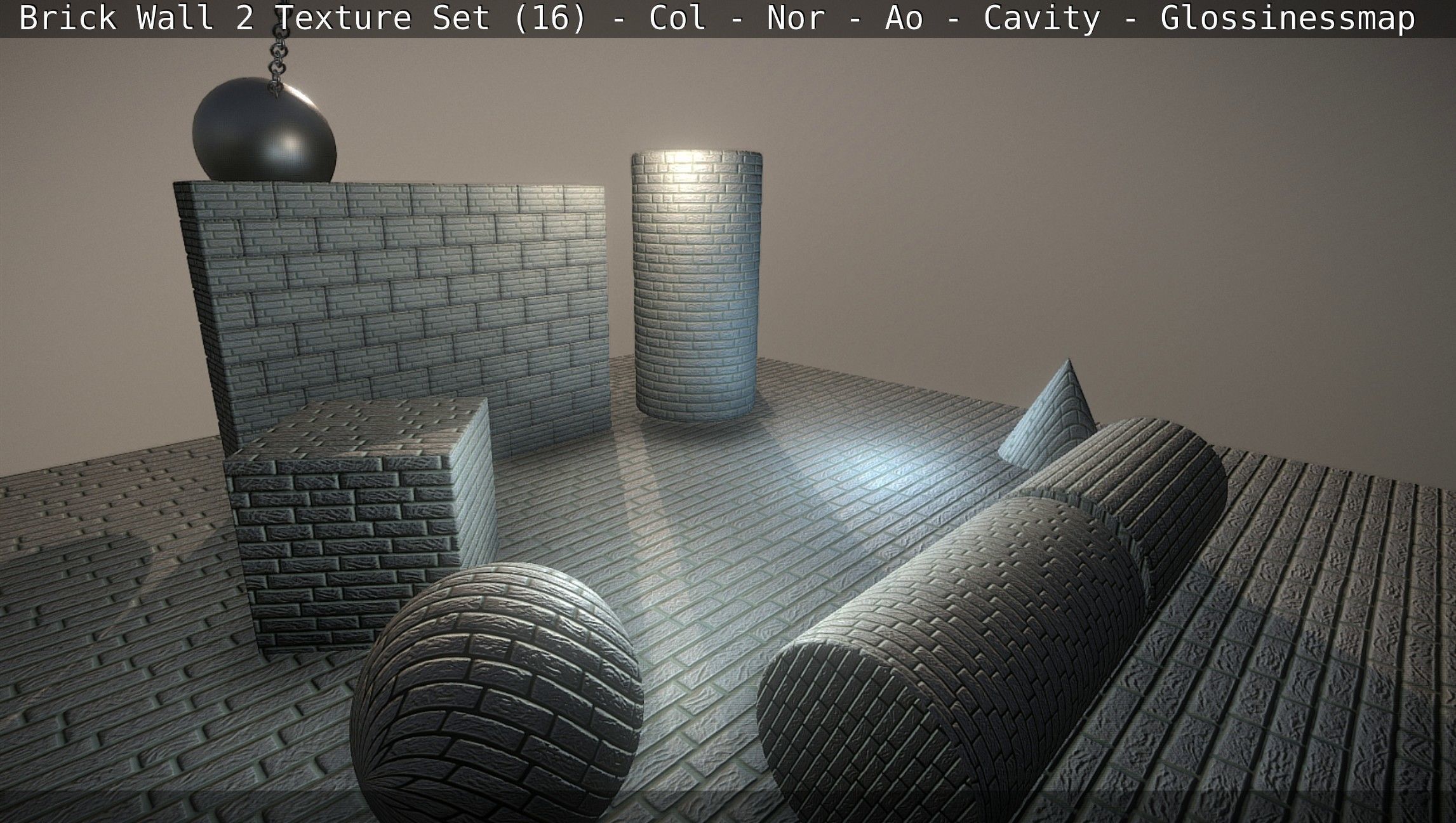 Brick Wall 2 - Texture Set 16 Texture_11