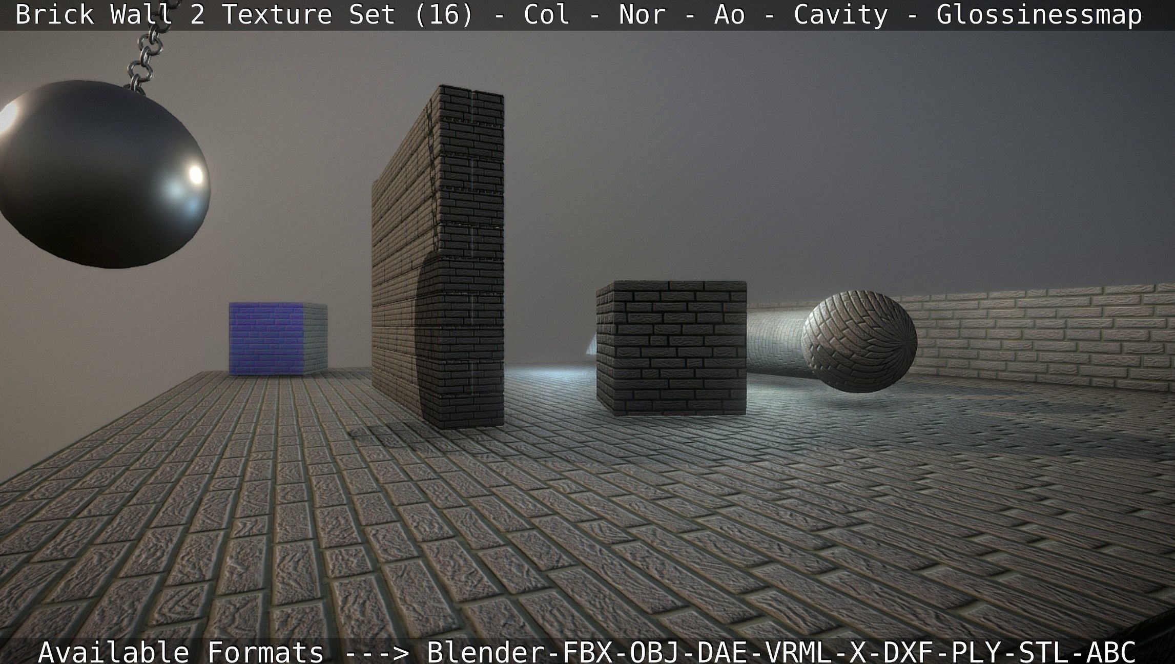 Brick Wall 2 - Texture Set 16 Texture_41