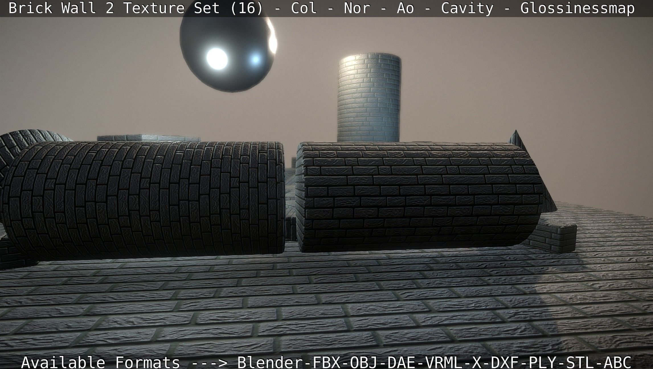 Brick Wall 2 - Texture Set 16 Texture_54