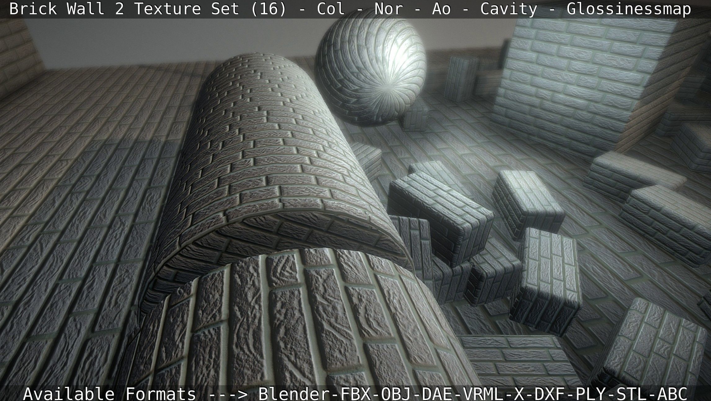 Brick Wall 2 - Texture Set 16 Texture_66