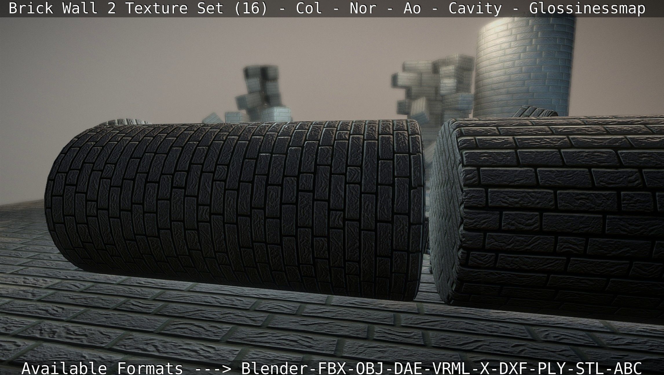 Brick Wall 2 - Texture Set 16 Texture_59