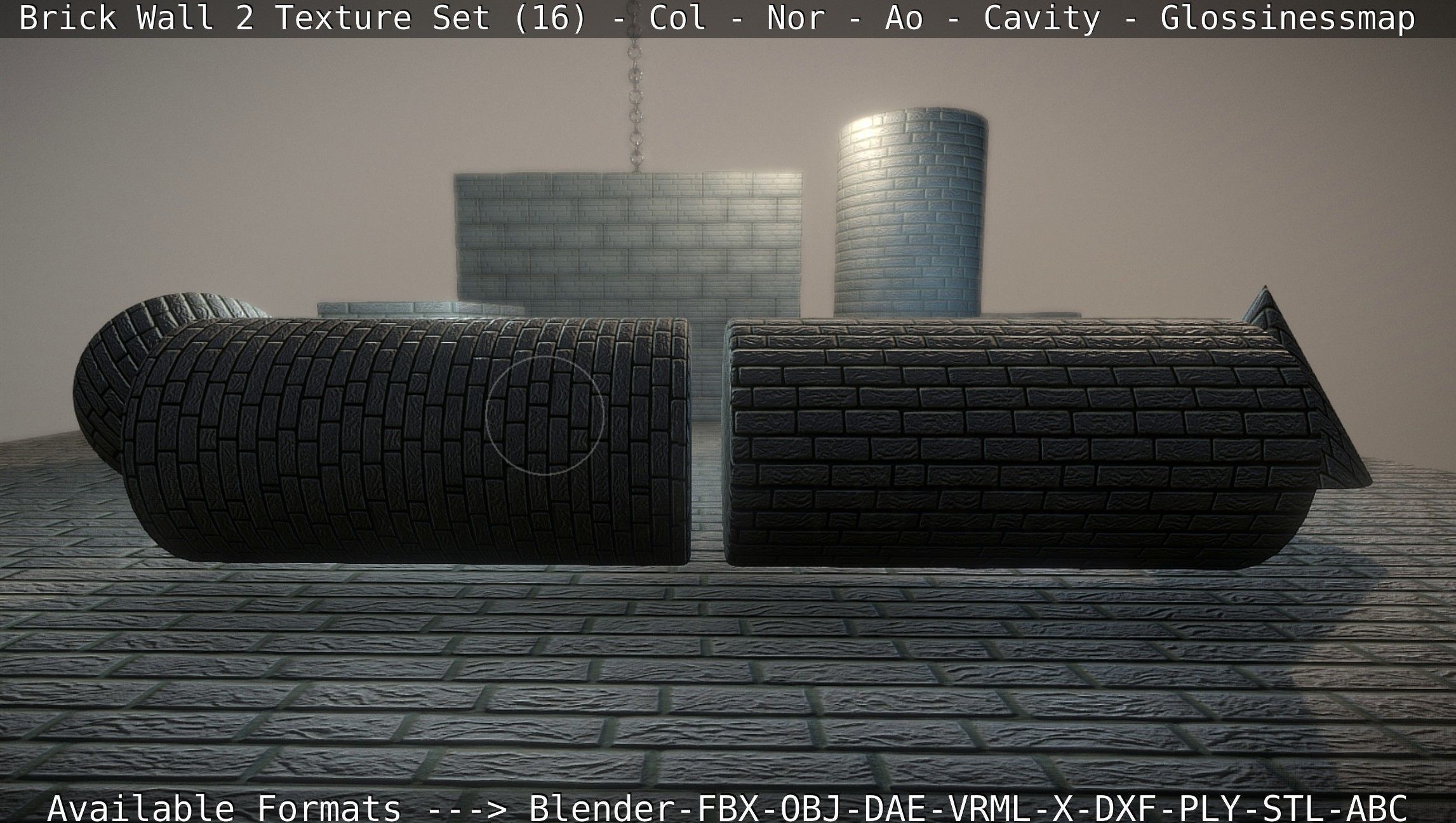 Brick Wall 2 - Texture Set 16 Texture_56