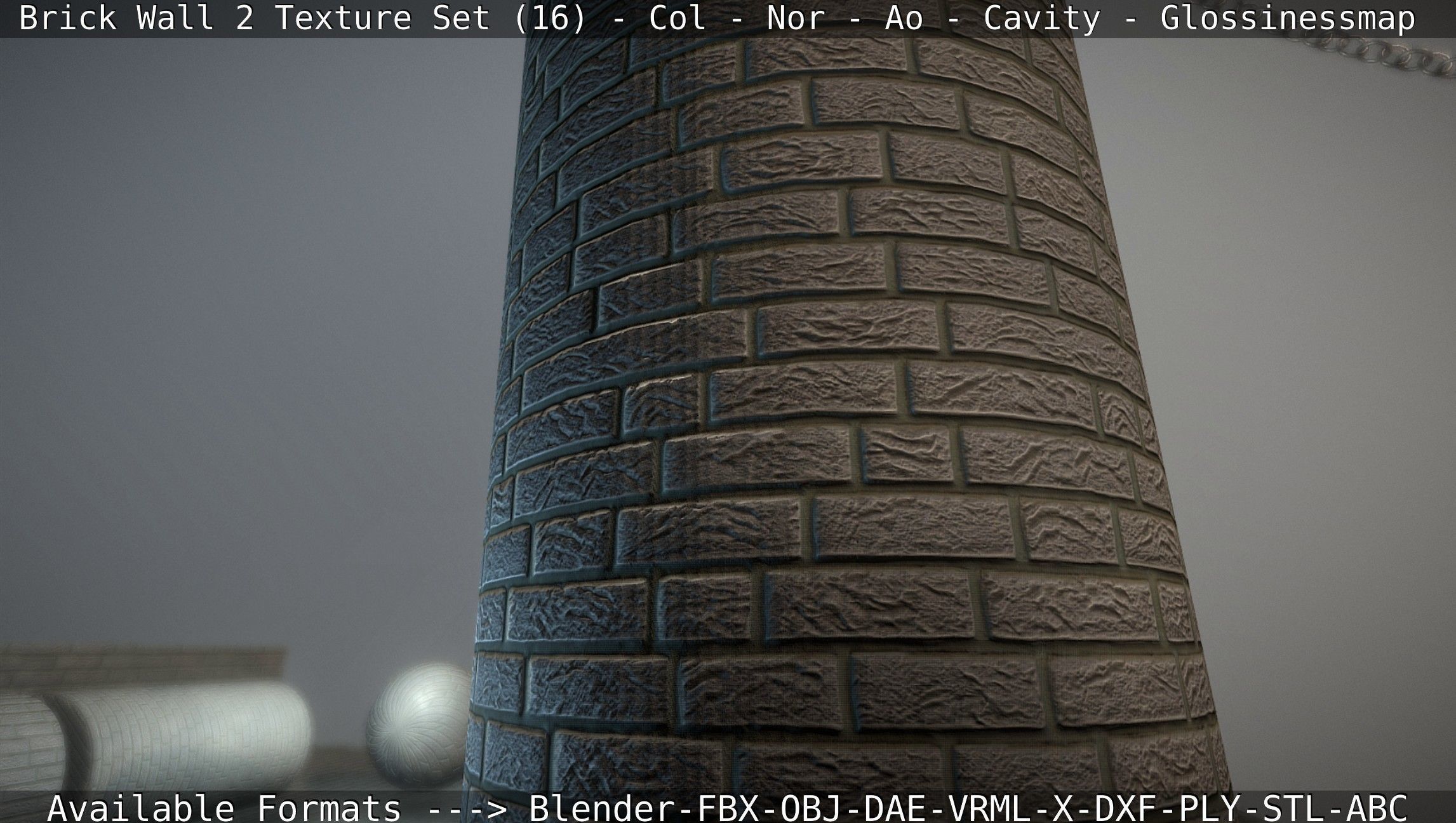 Brick Wall 2 - Texture Set 16 Texture_101