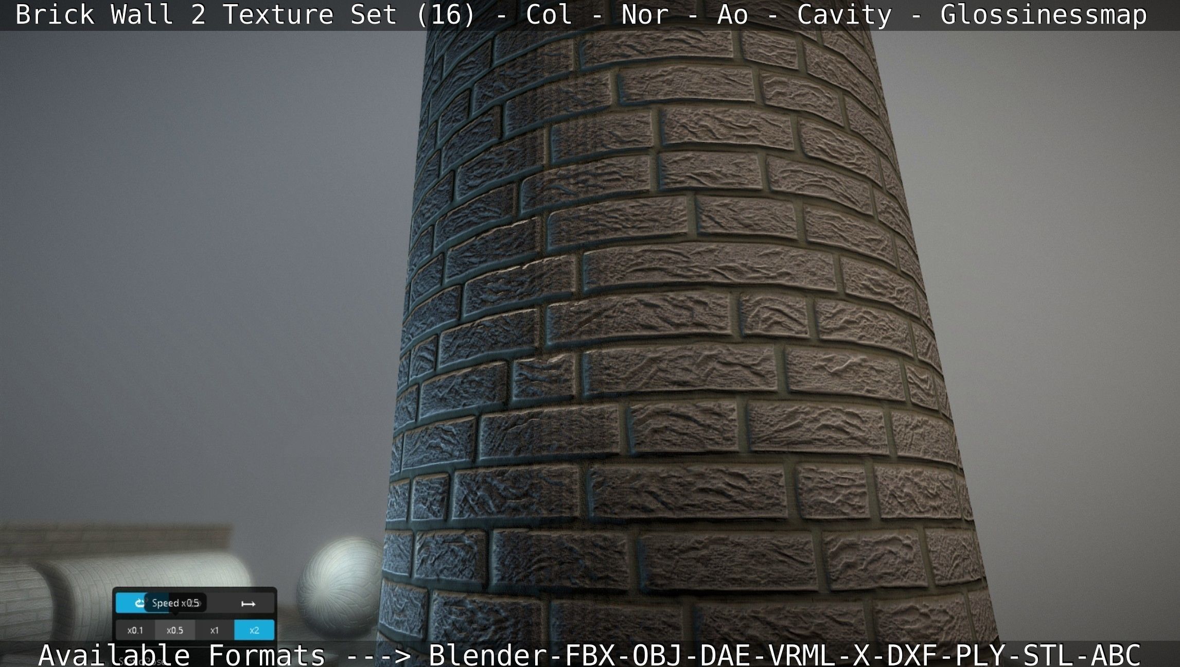 Brick Wall 2 - Texture Set 16 Texture_105