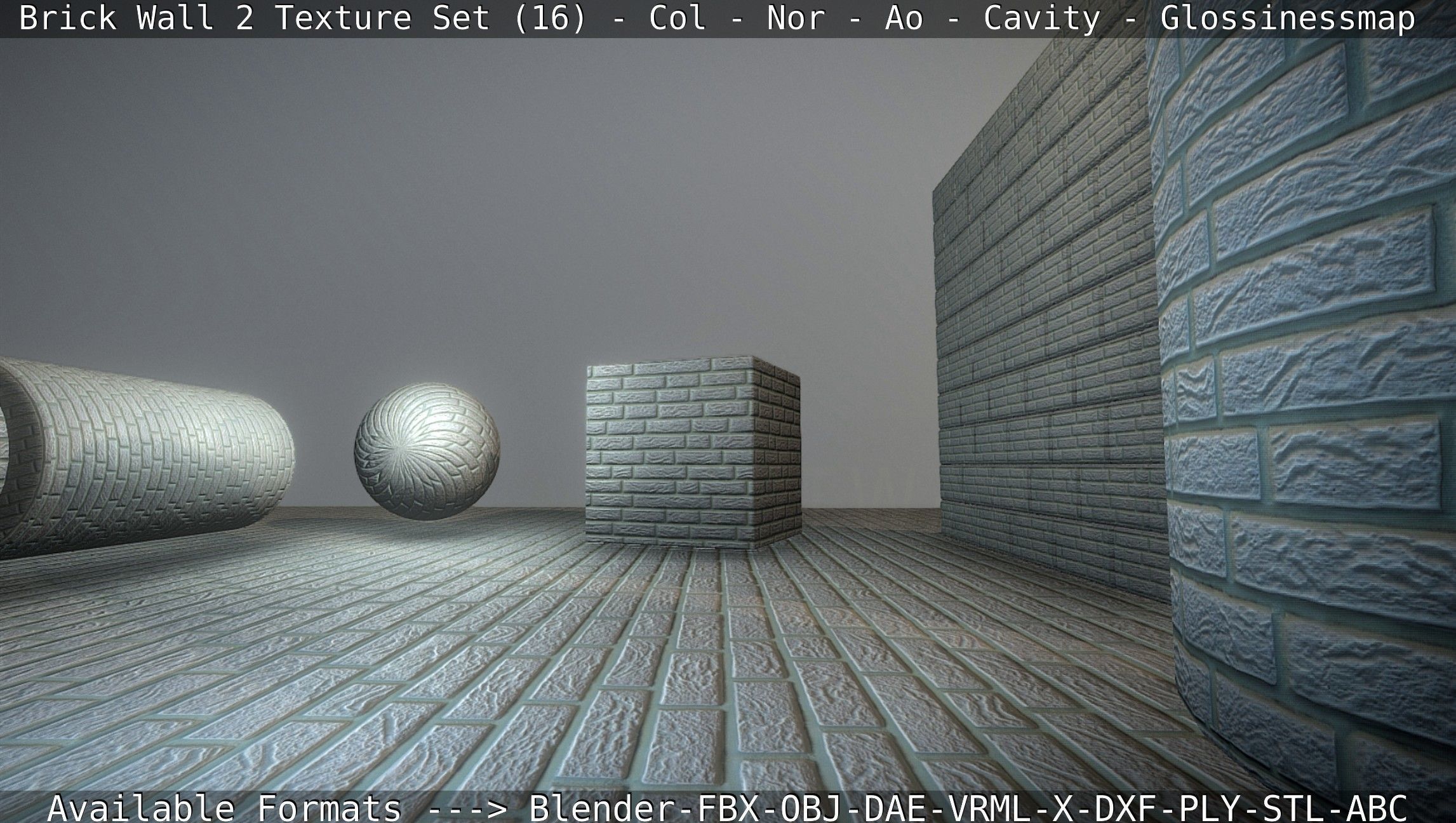 Brick Wall 2 - Texture Set 16 Texture_25