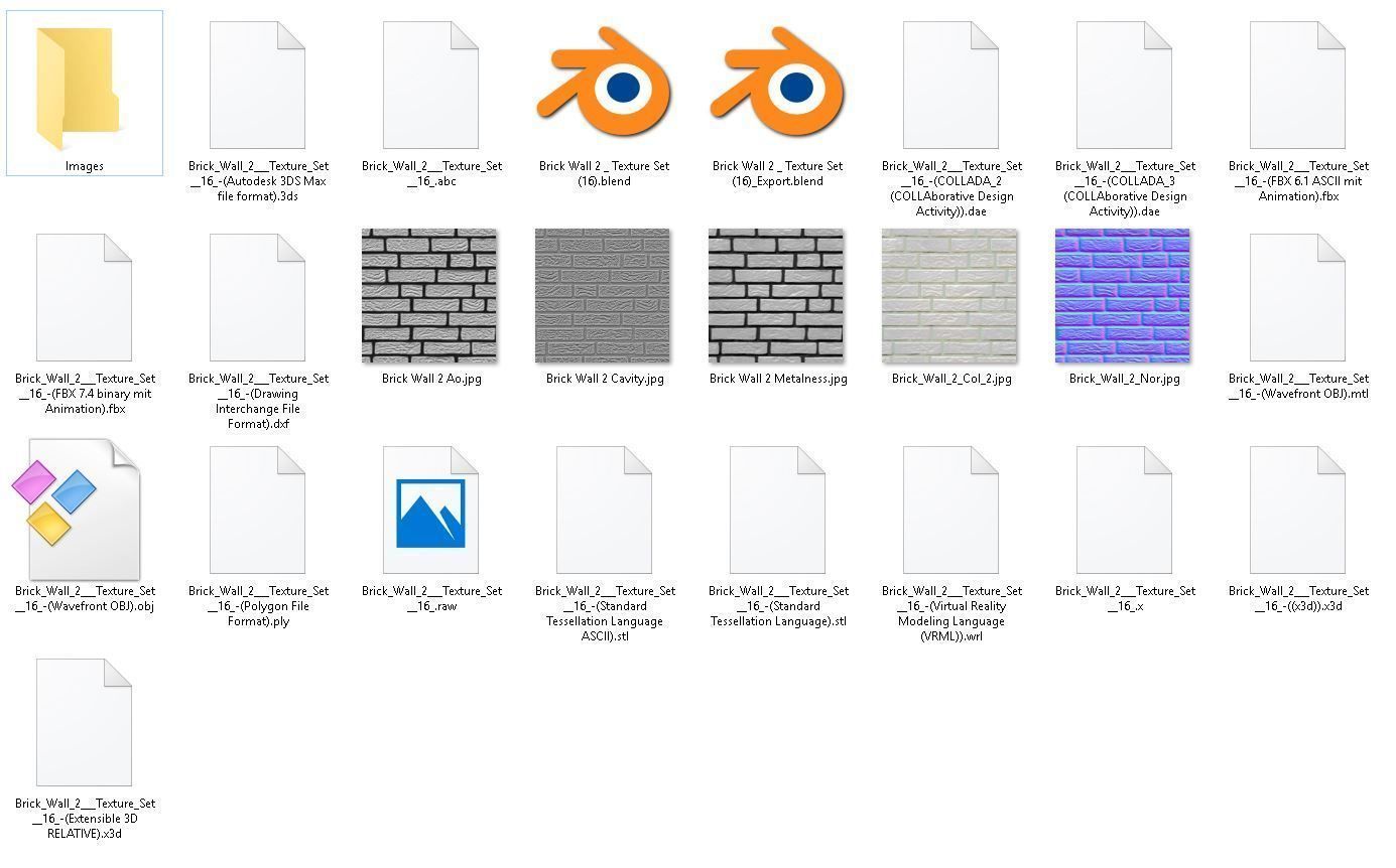 Brick Wall 2 - Texture Set 16 Texture_6