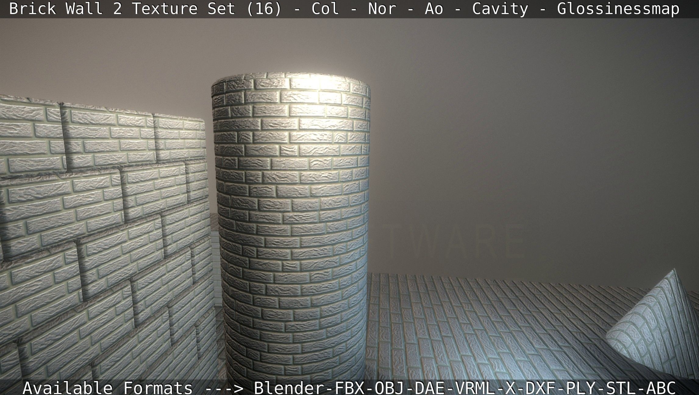 Brick Wall 2 - Texture Set 16 Texture_84