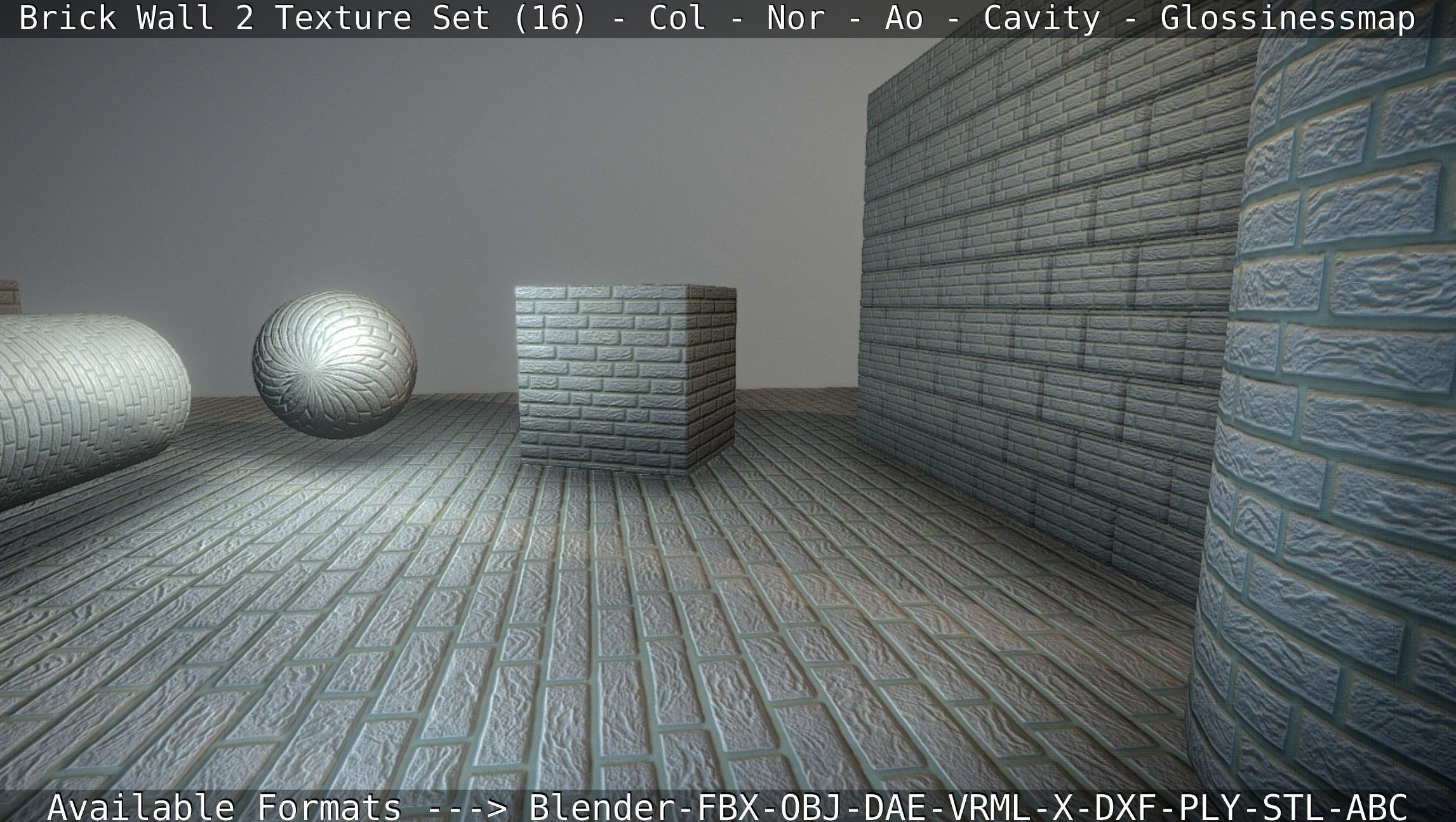 Brick Wall 2 - Texture Set 16 Texture_26