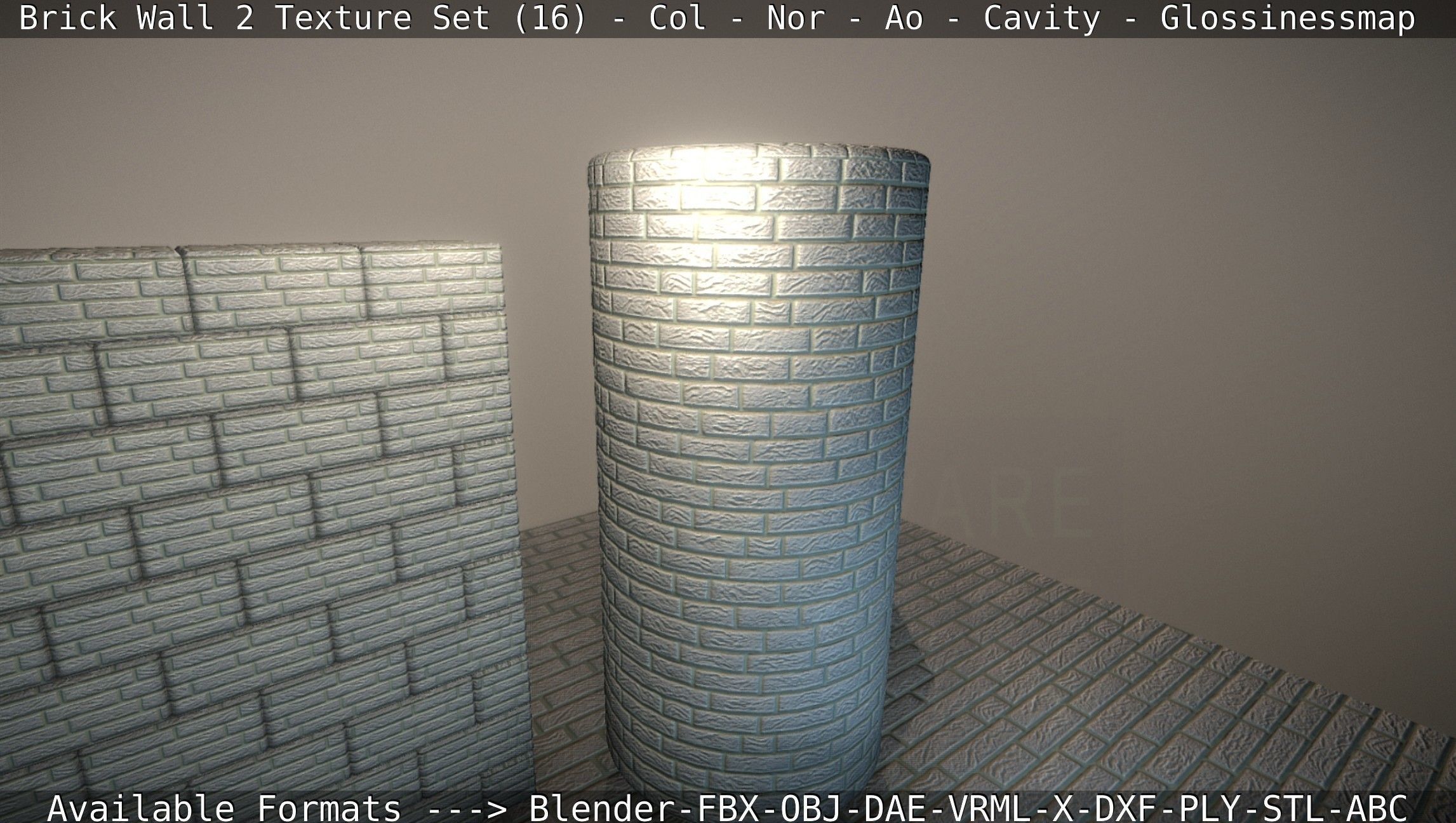 Brick Wall 2 - Texture Set 16 Texture_85