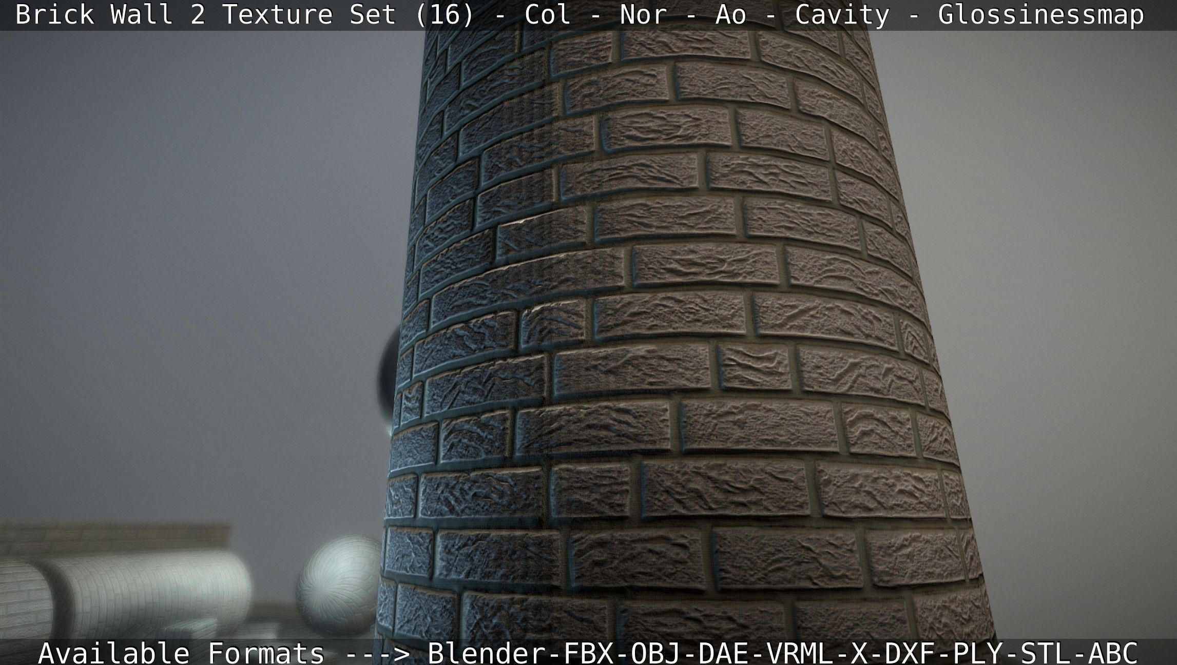 Brick Wall 2 - Texture Set 16 Texture_97