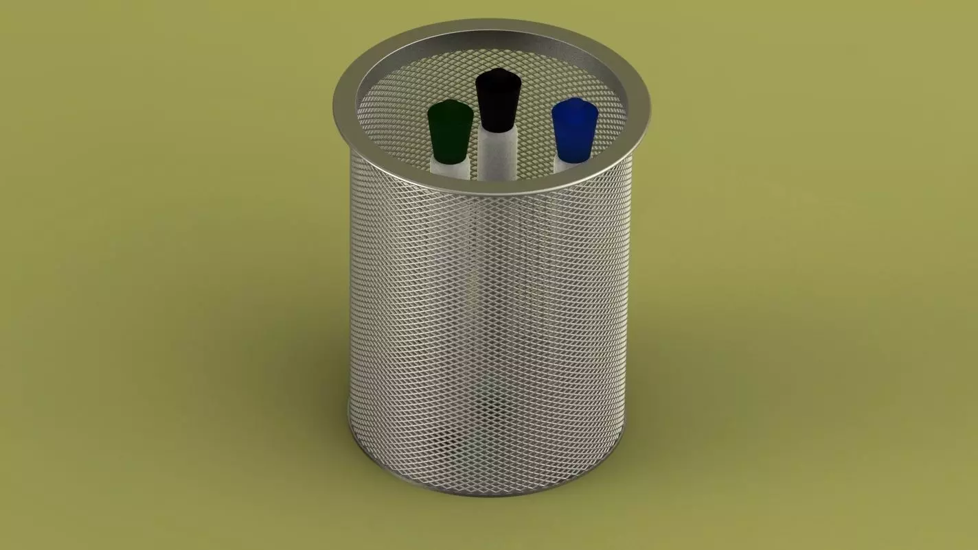 Mesh Pen Holder Free 3D model