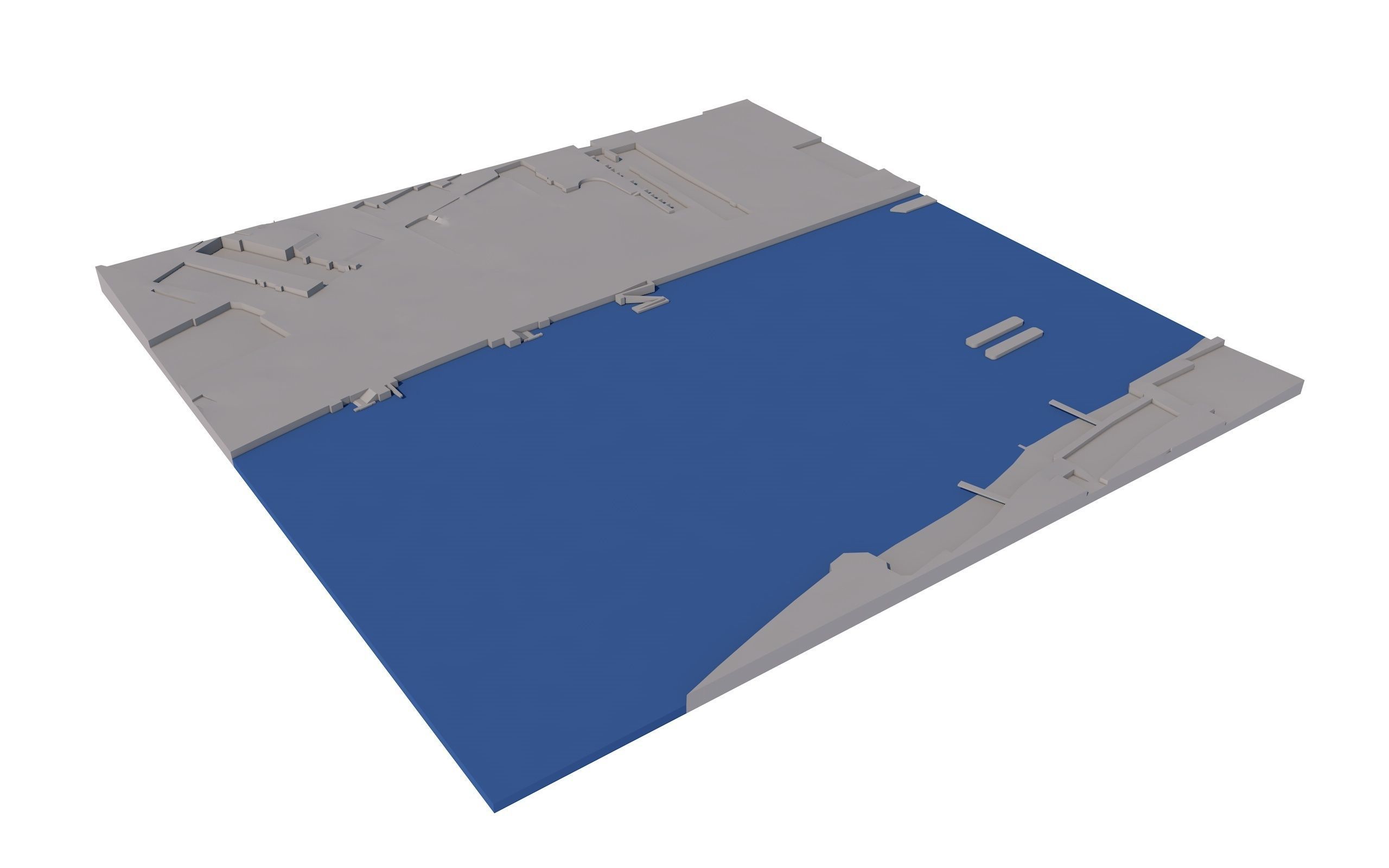 Large London city model 25 square kilometres 3D model_6