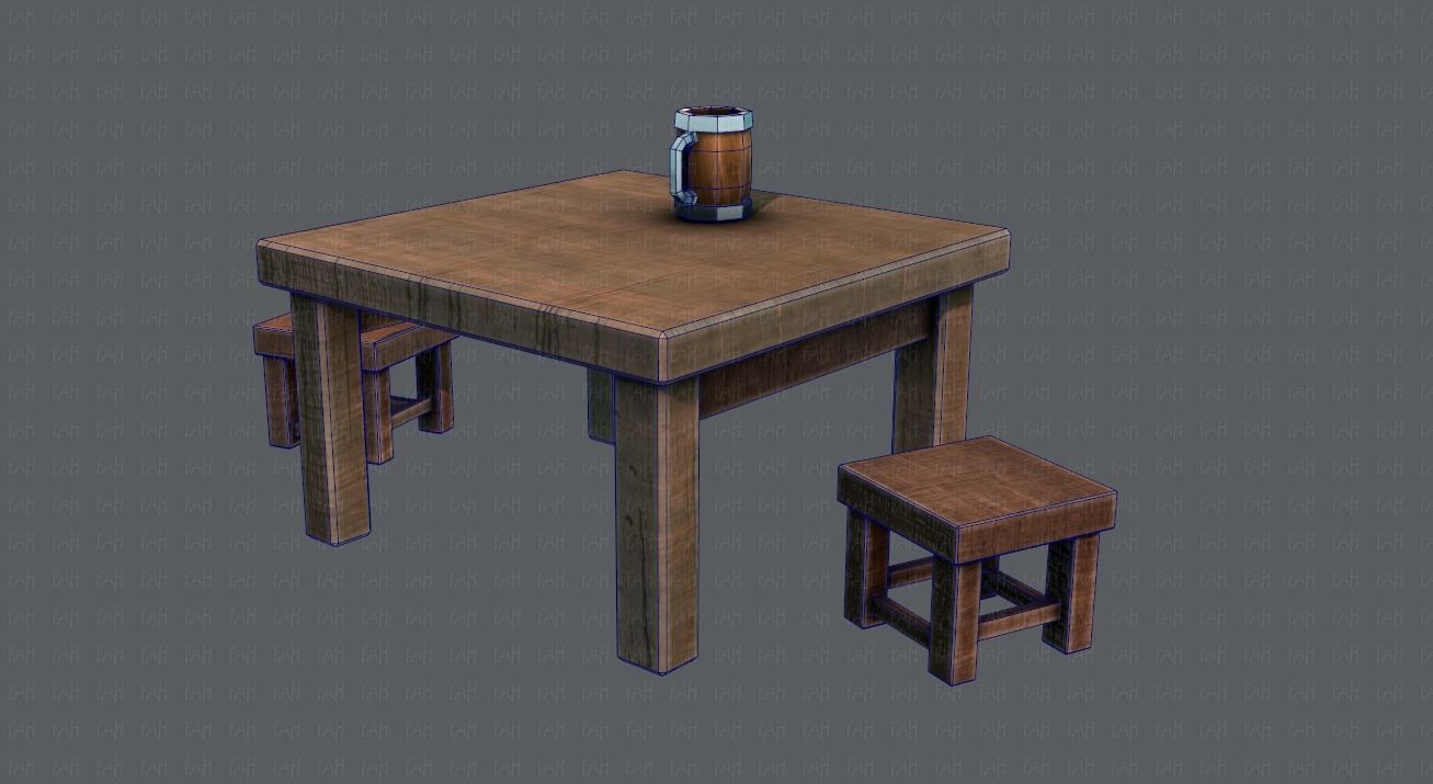 Barrel Lowpolygon V01 Low-poly 3D model_25