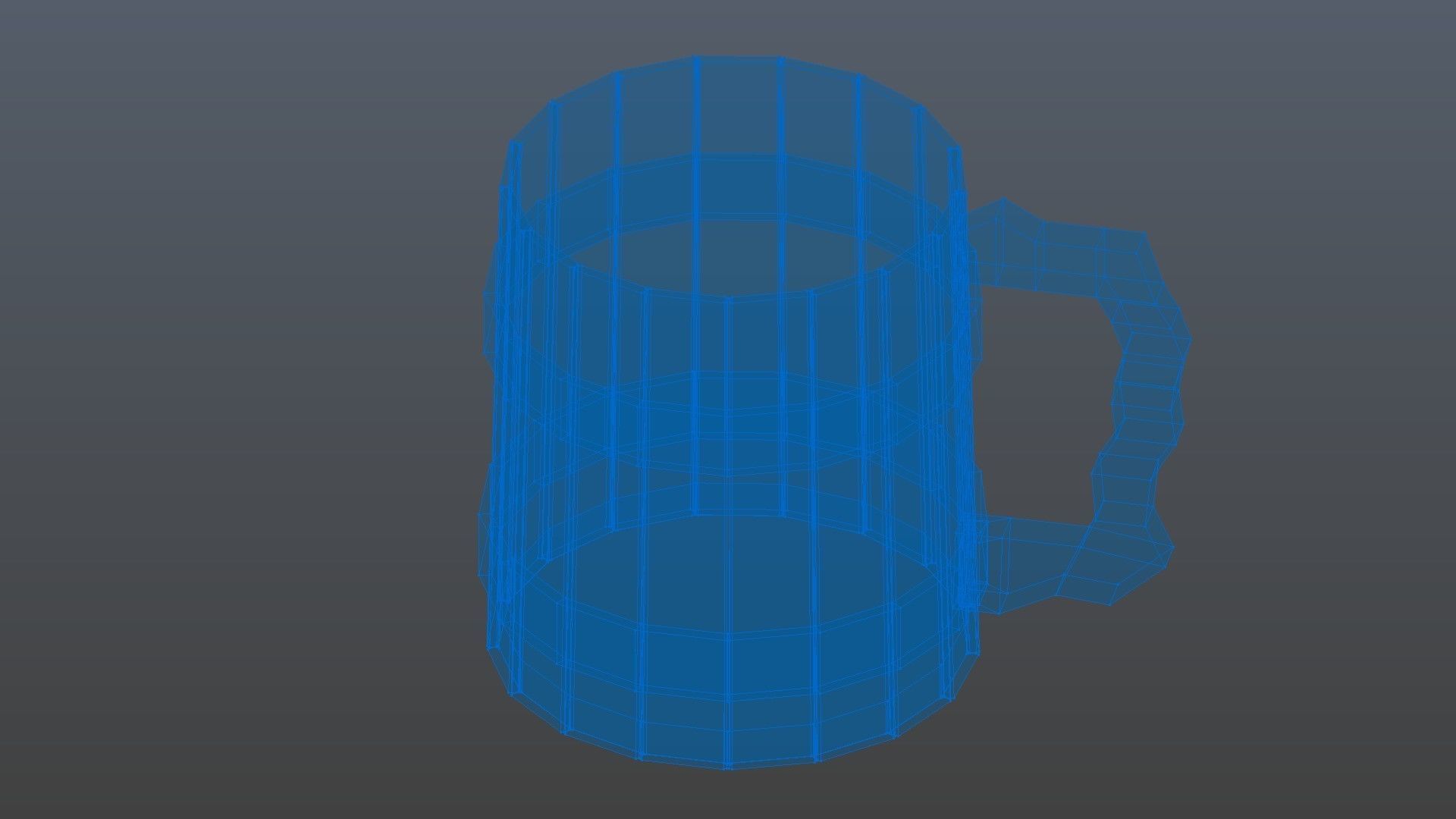 Low Poly Beer Mug Low-poly 3D model_14