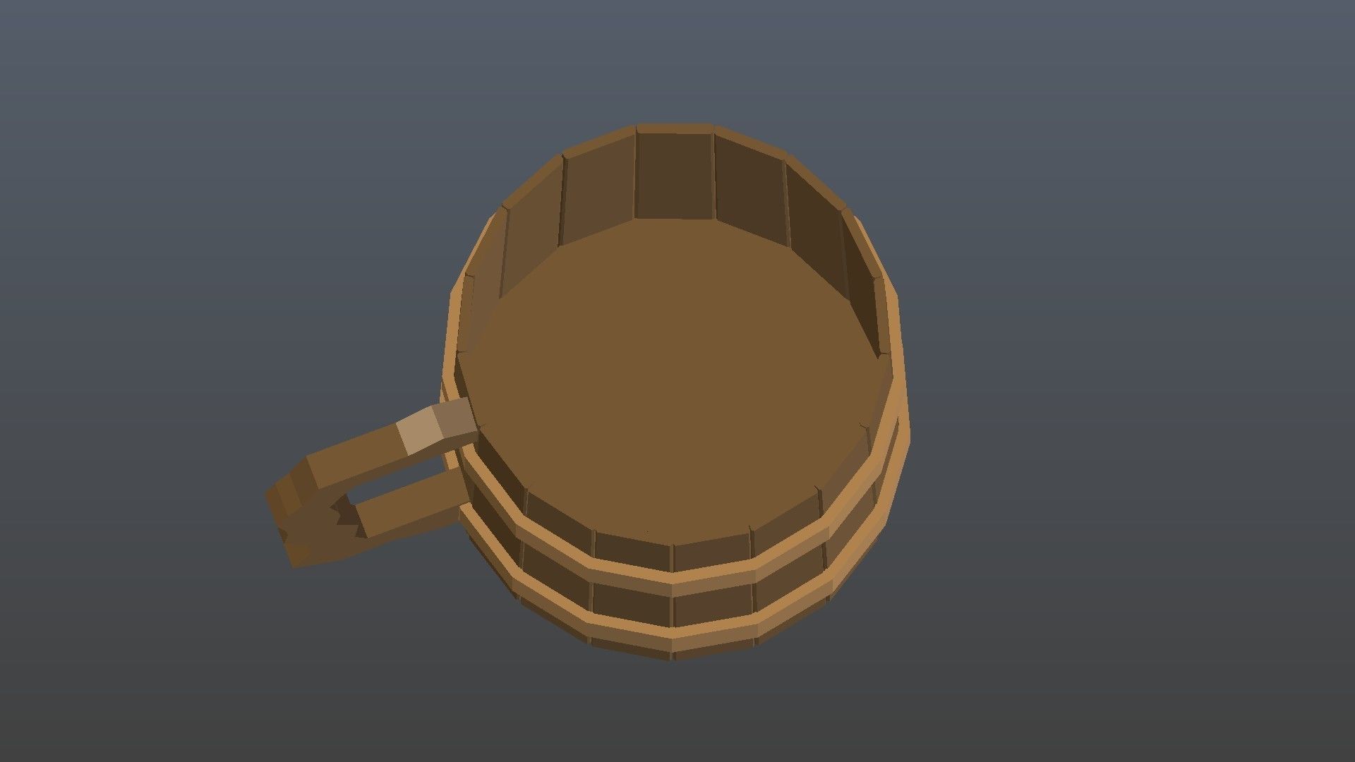 Low Poly Beer Mug Low-poly 3D model_10