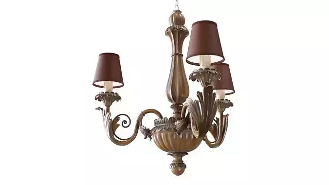 Chandelier Silvano Grifoni 3 lamp