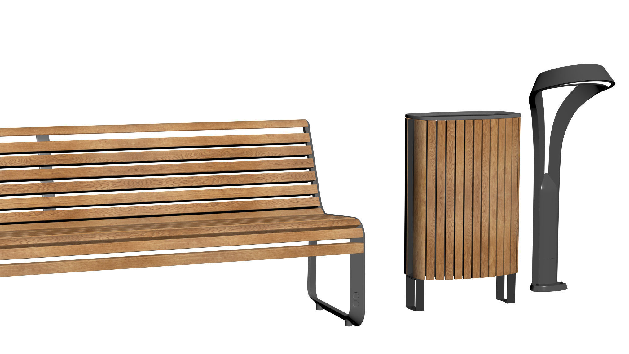 Elements for park 01 3D model_20