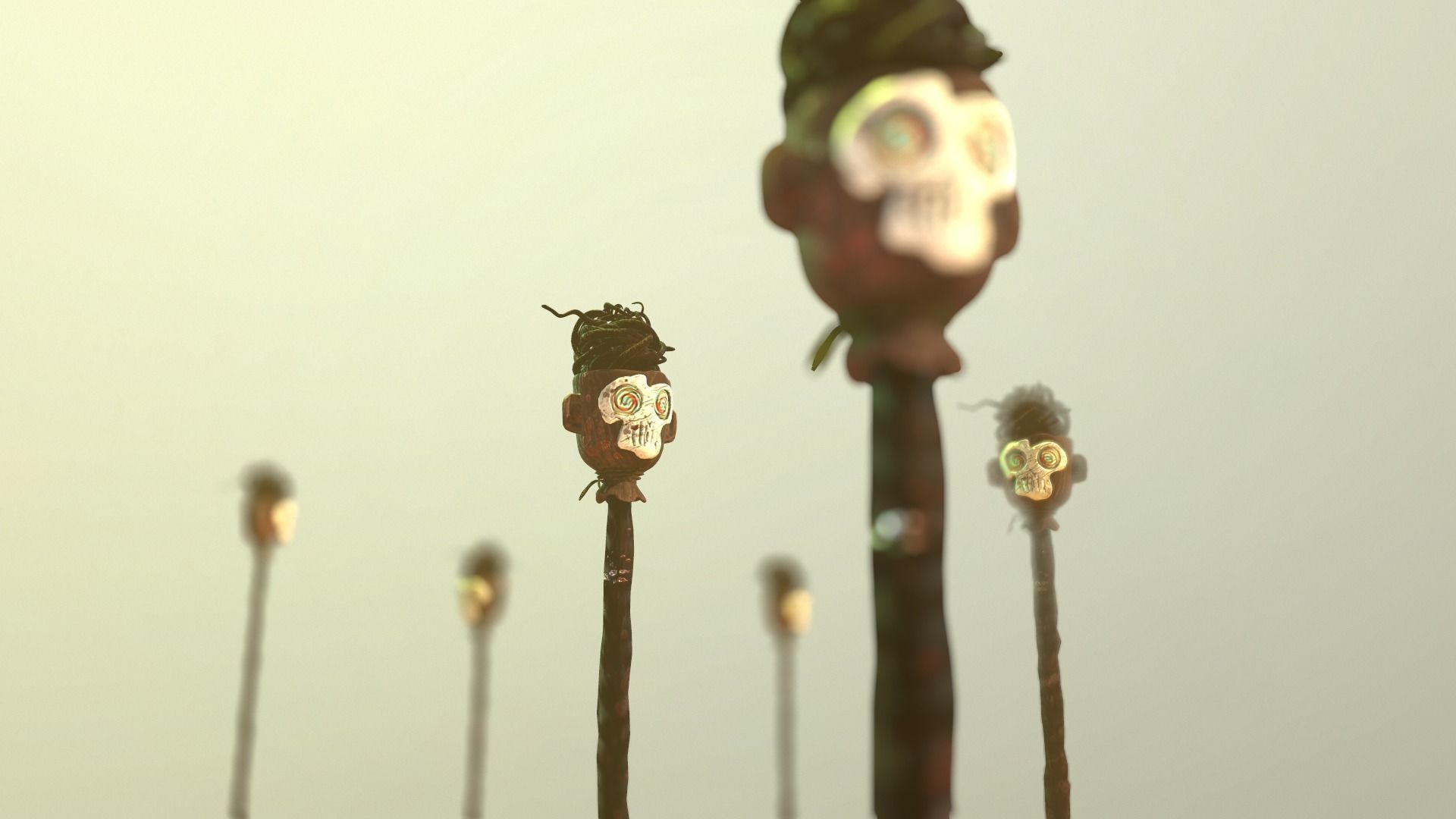 Scary Skulls of Africa 3D model_1