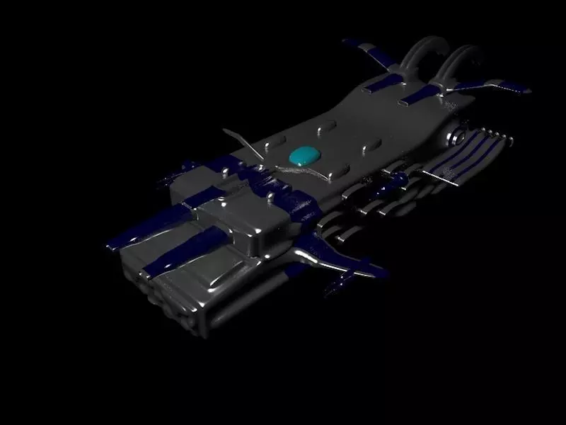neurostromo futuristic vehicle Free 3D model