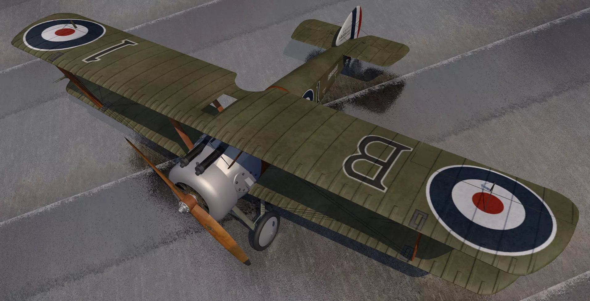 Sopwith Camel 3D model_0