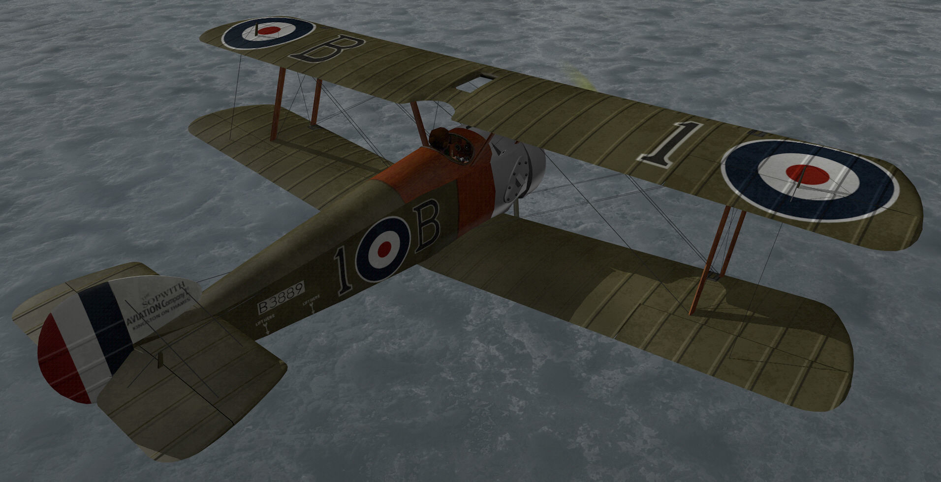 Sopwith Camel 3D model_7