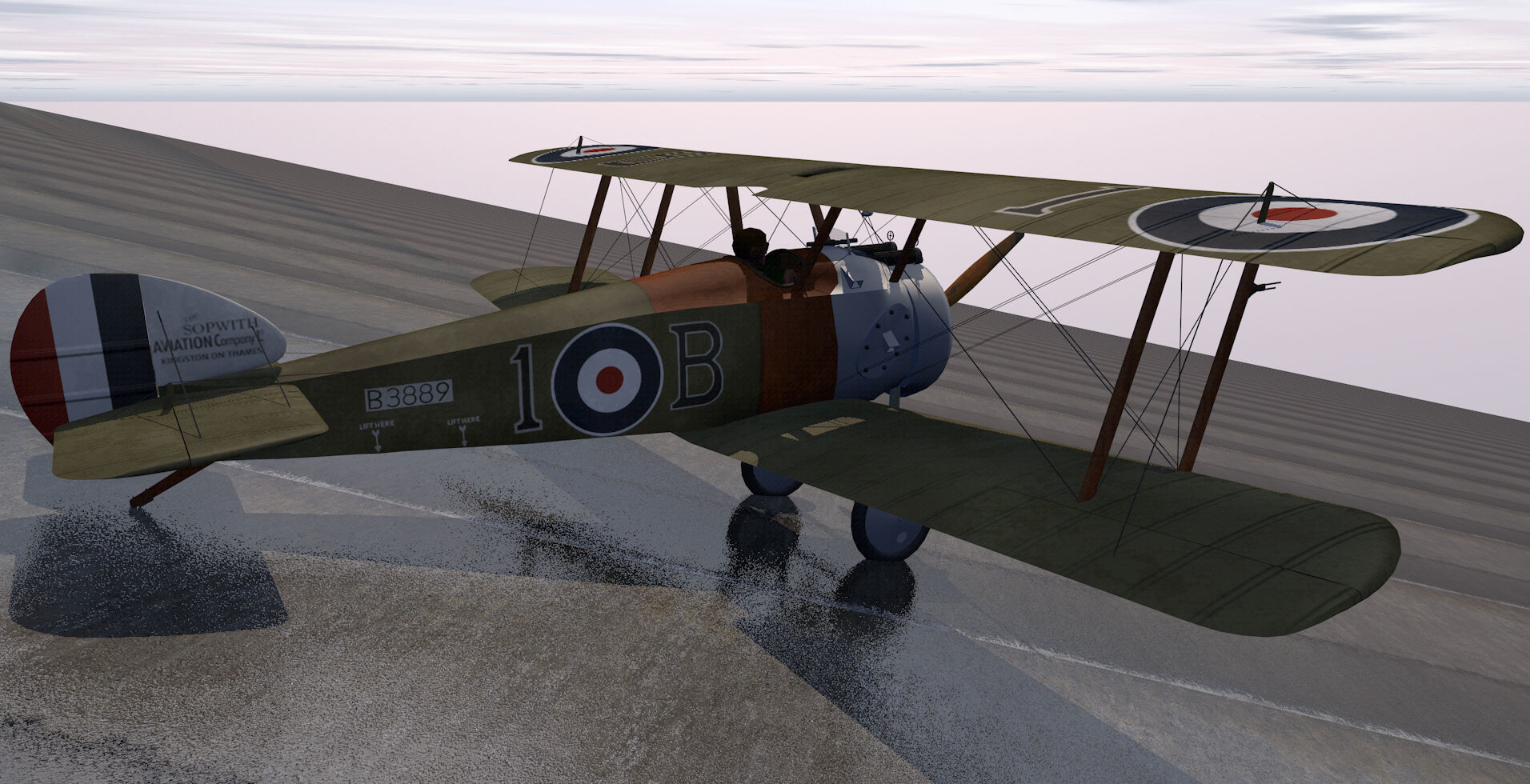 Sopwith Camel 3D model_6