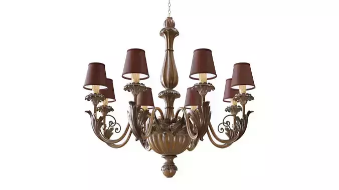 Chandelier Silvano Grifoni 8 lamp