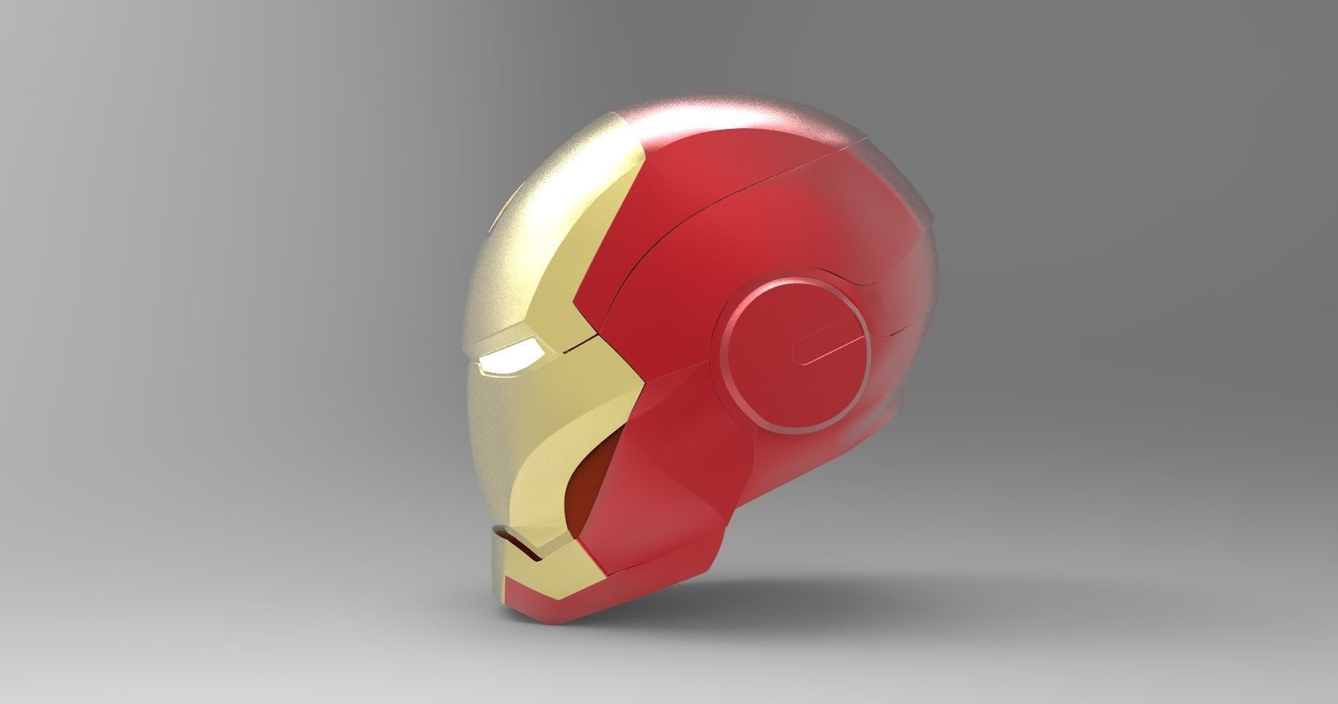 Iron-man Helmet 3D model_13