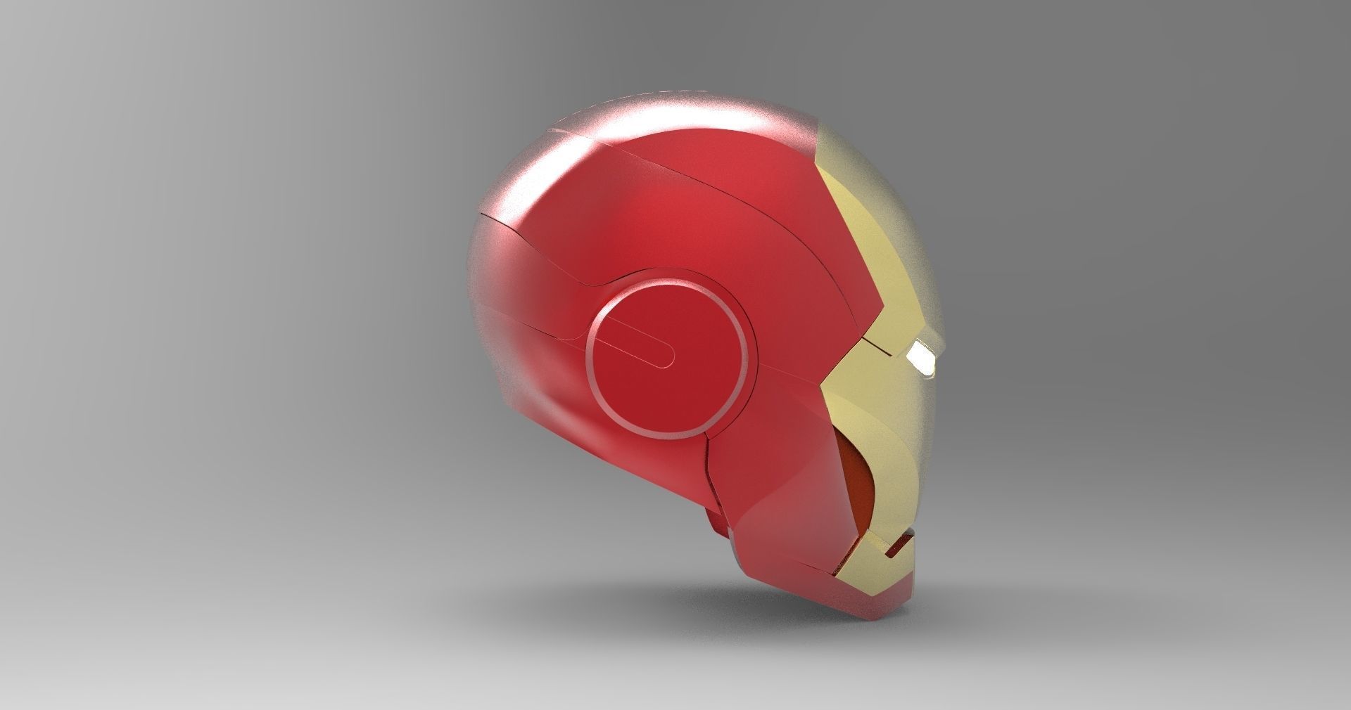 Iron-man Helmet 3D model_7