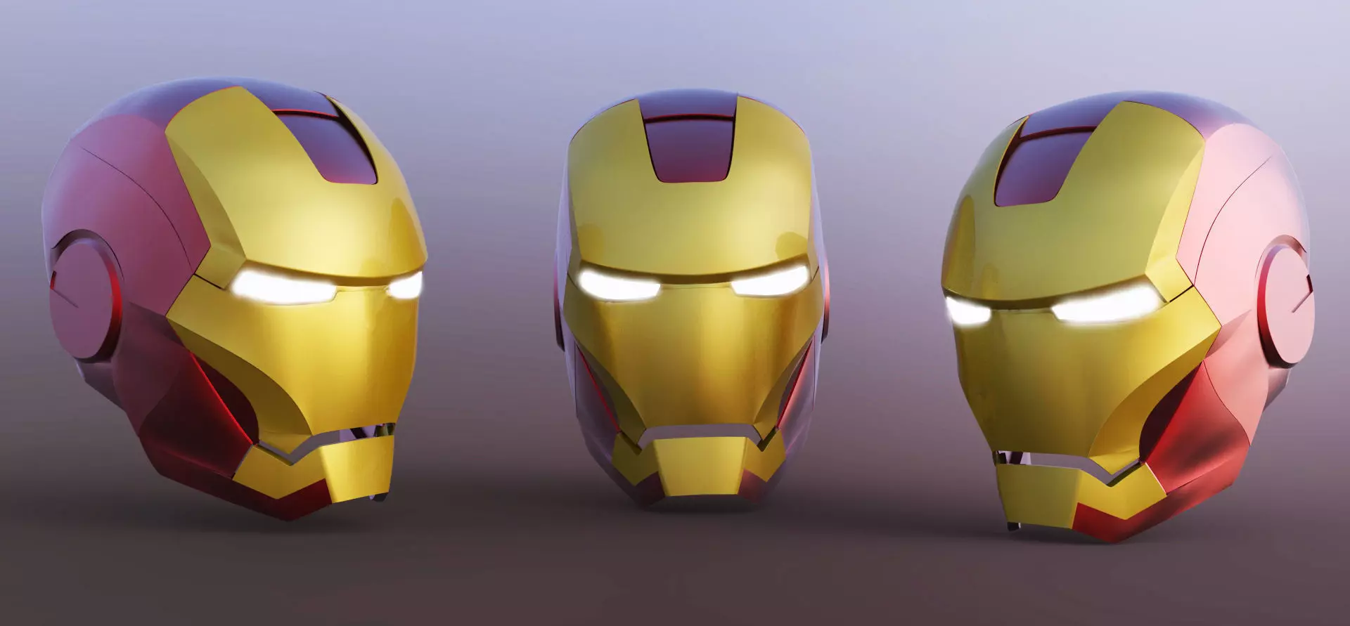 Iron-man Helmet 3D model_0