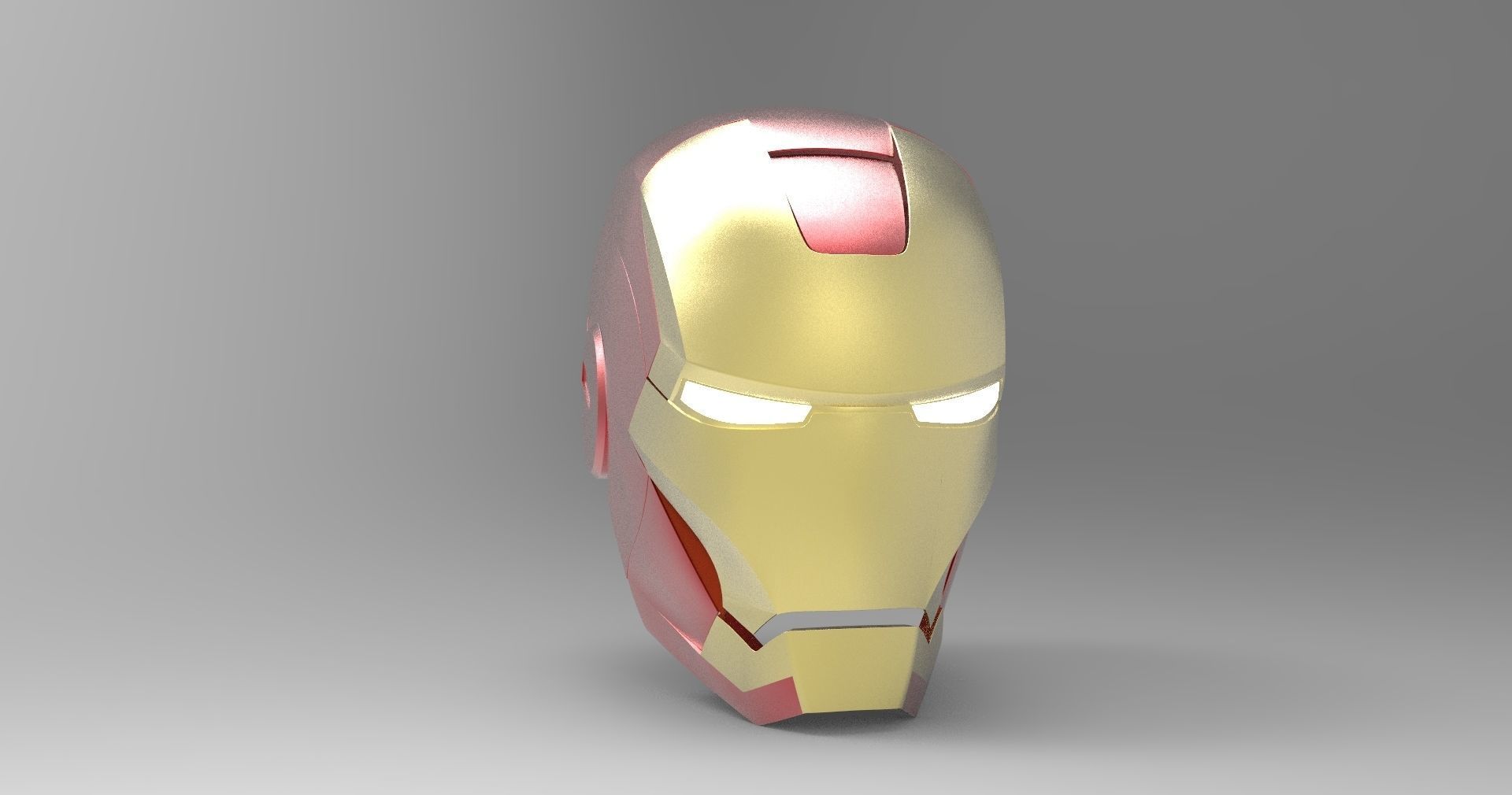 Iron-man Helmet 3D model_8