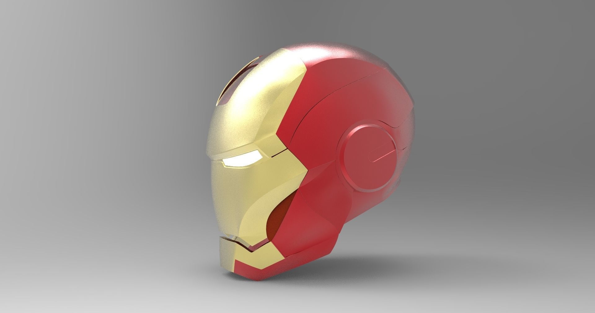Iron-man Helmet 3D model_12