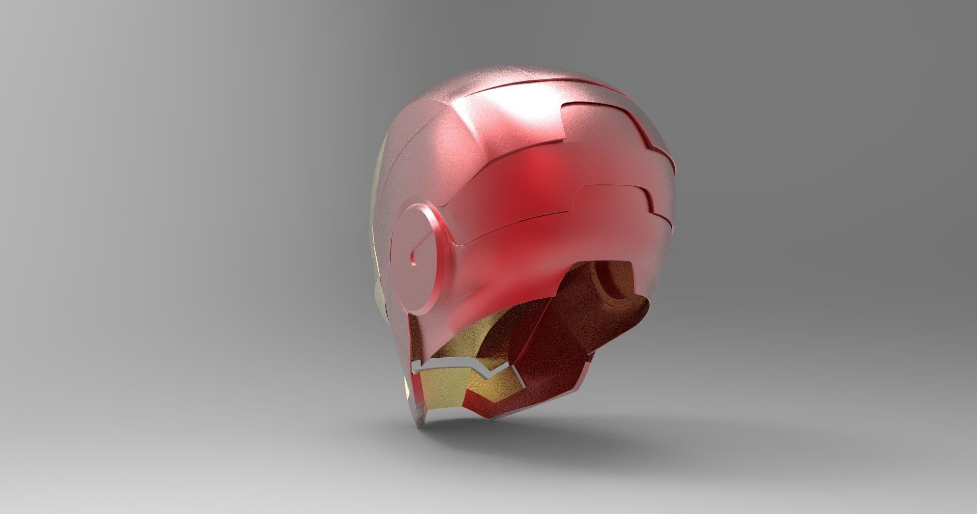 Iron-man Helmet 3D model_4