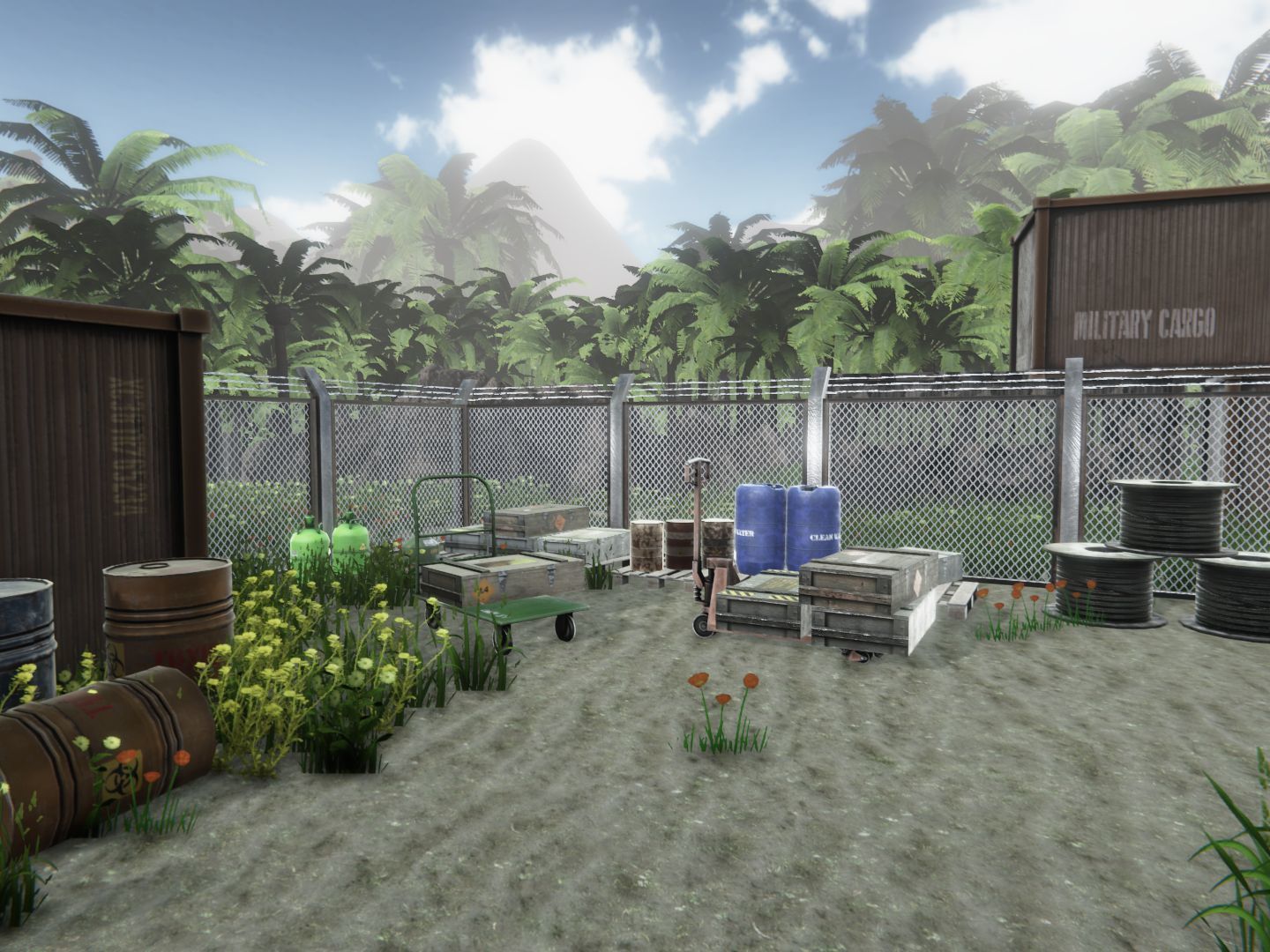 Army Base Props Low-poly 3D model_15