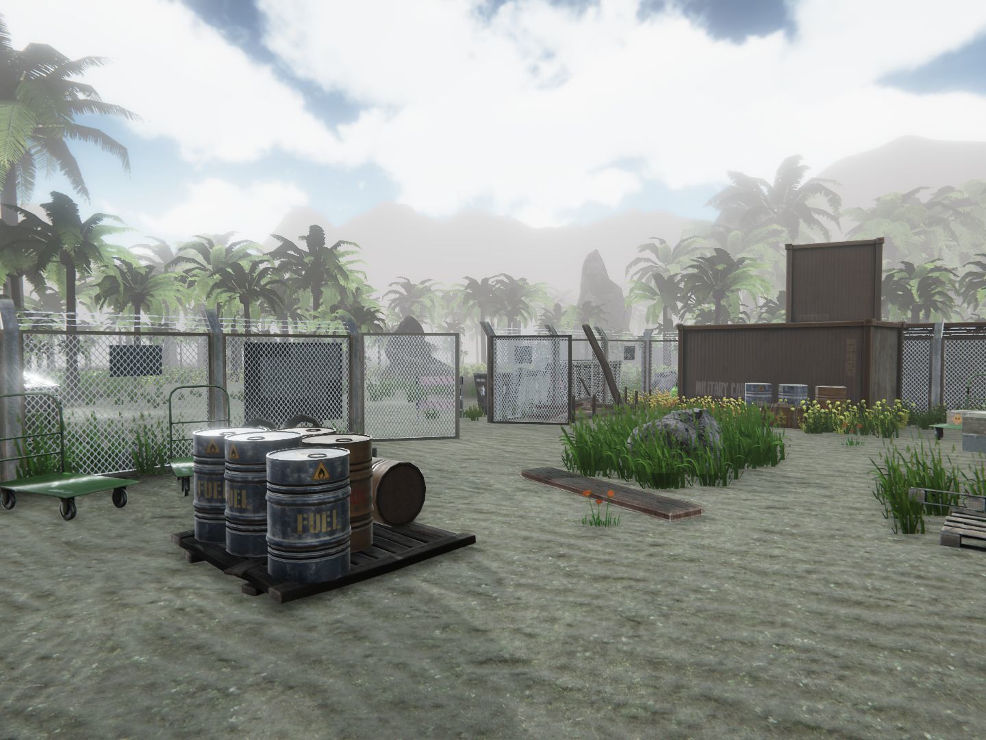 Army Base Props Low-poly 3D model_18