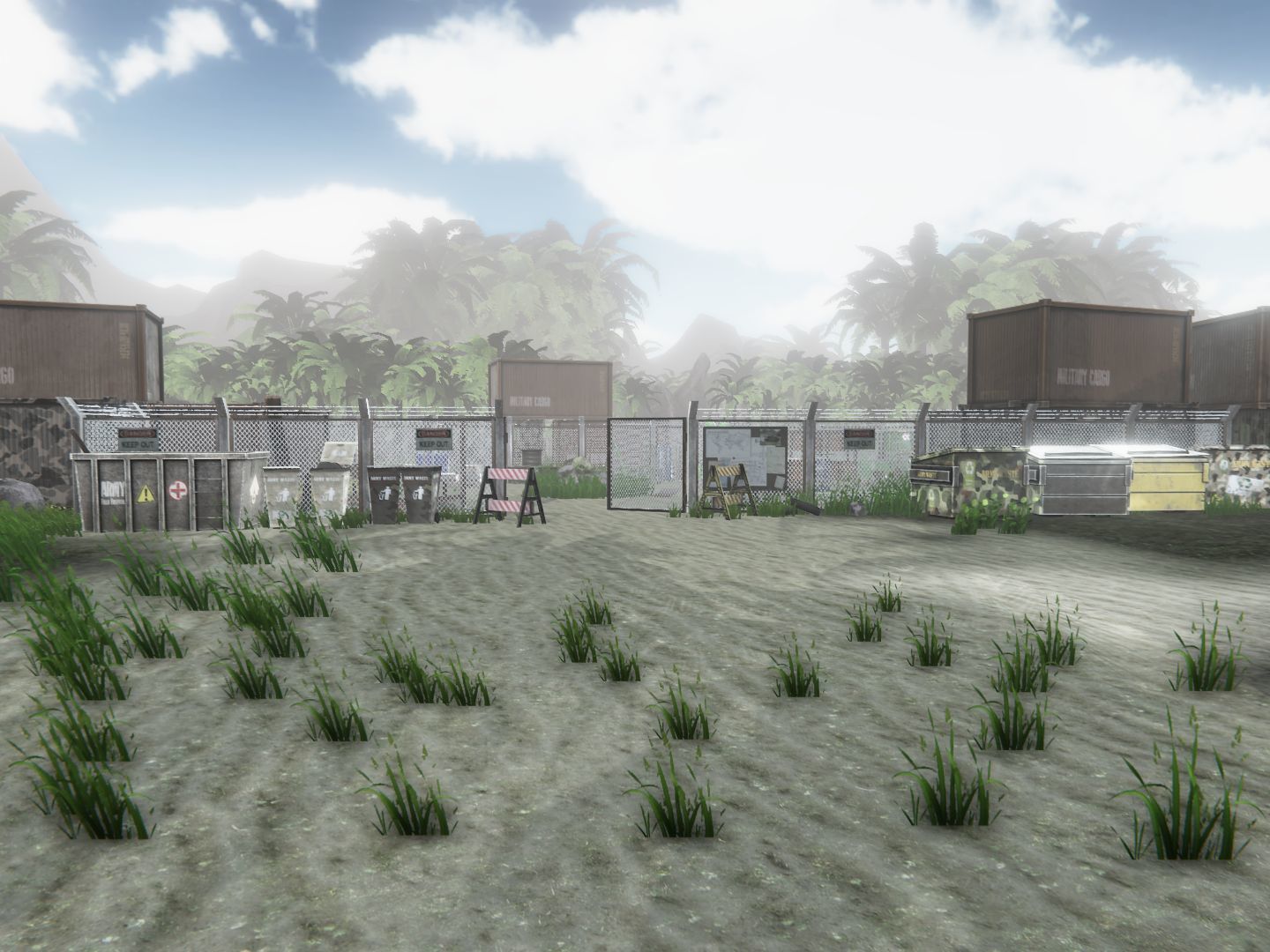 Army Base Props Low-poly 3D model_20