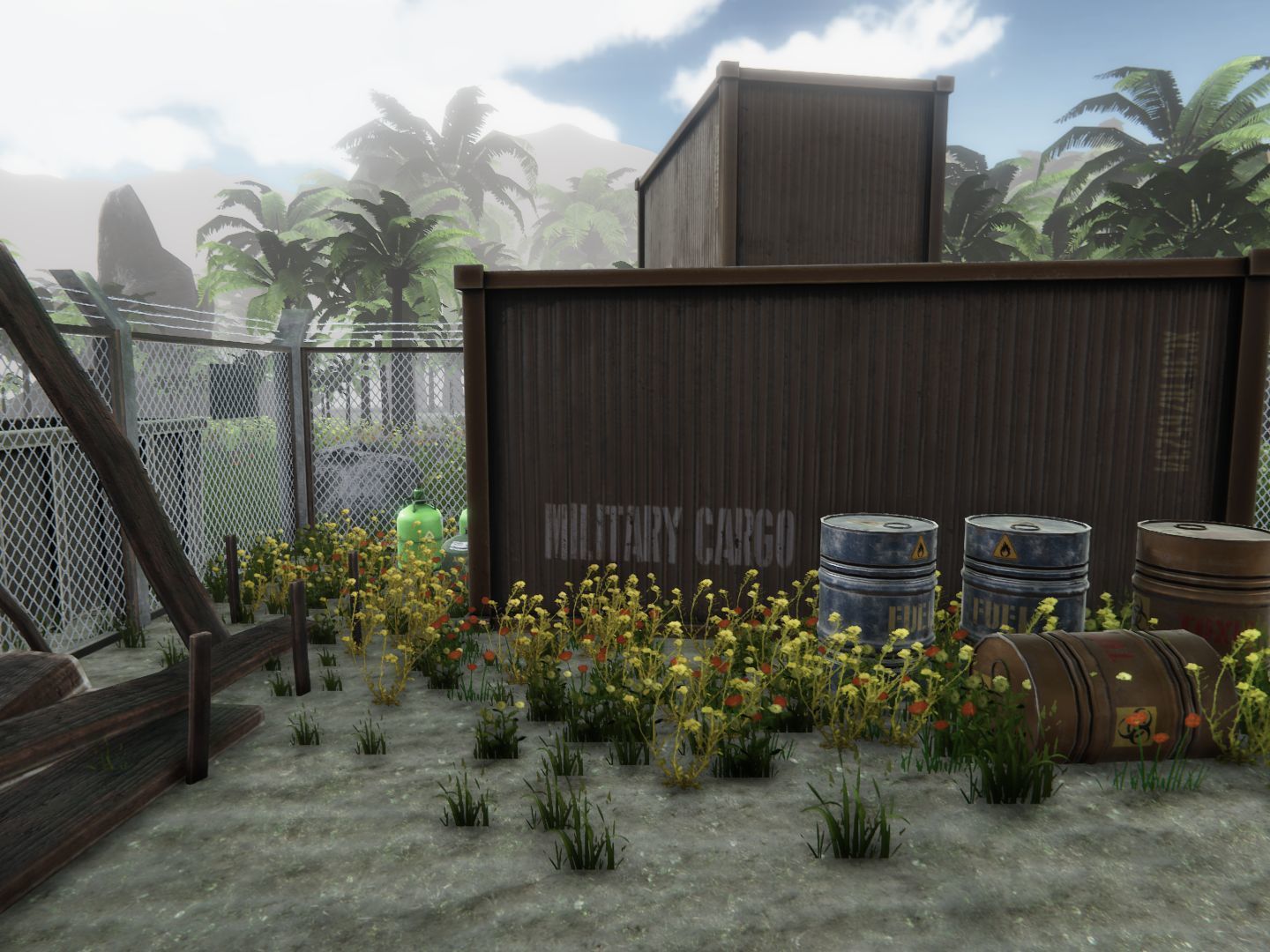 Army Base Props Low-poly 3D model_17