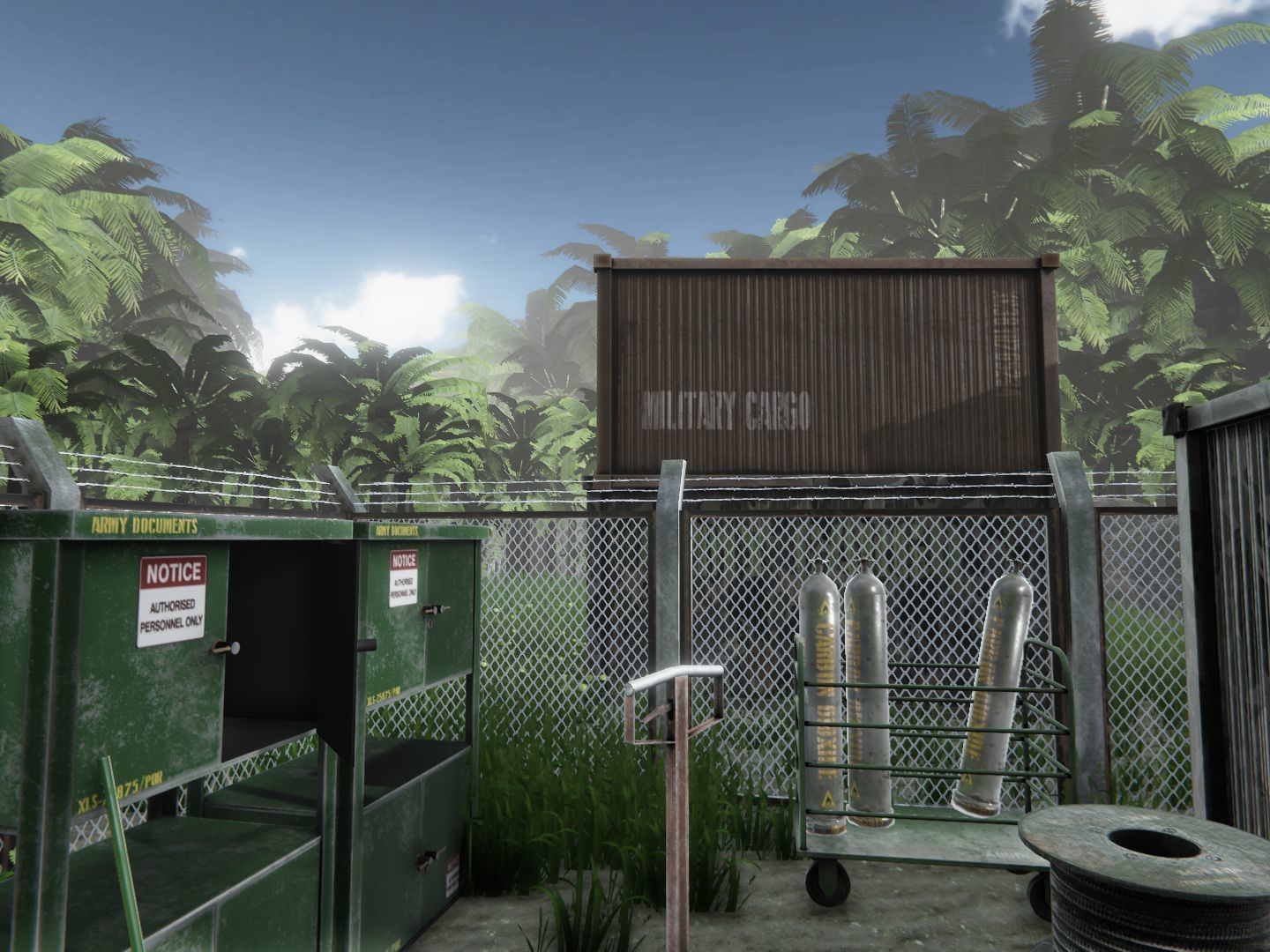 Army Base Props Low-poly 3D model_16