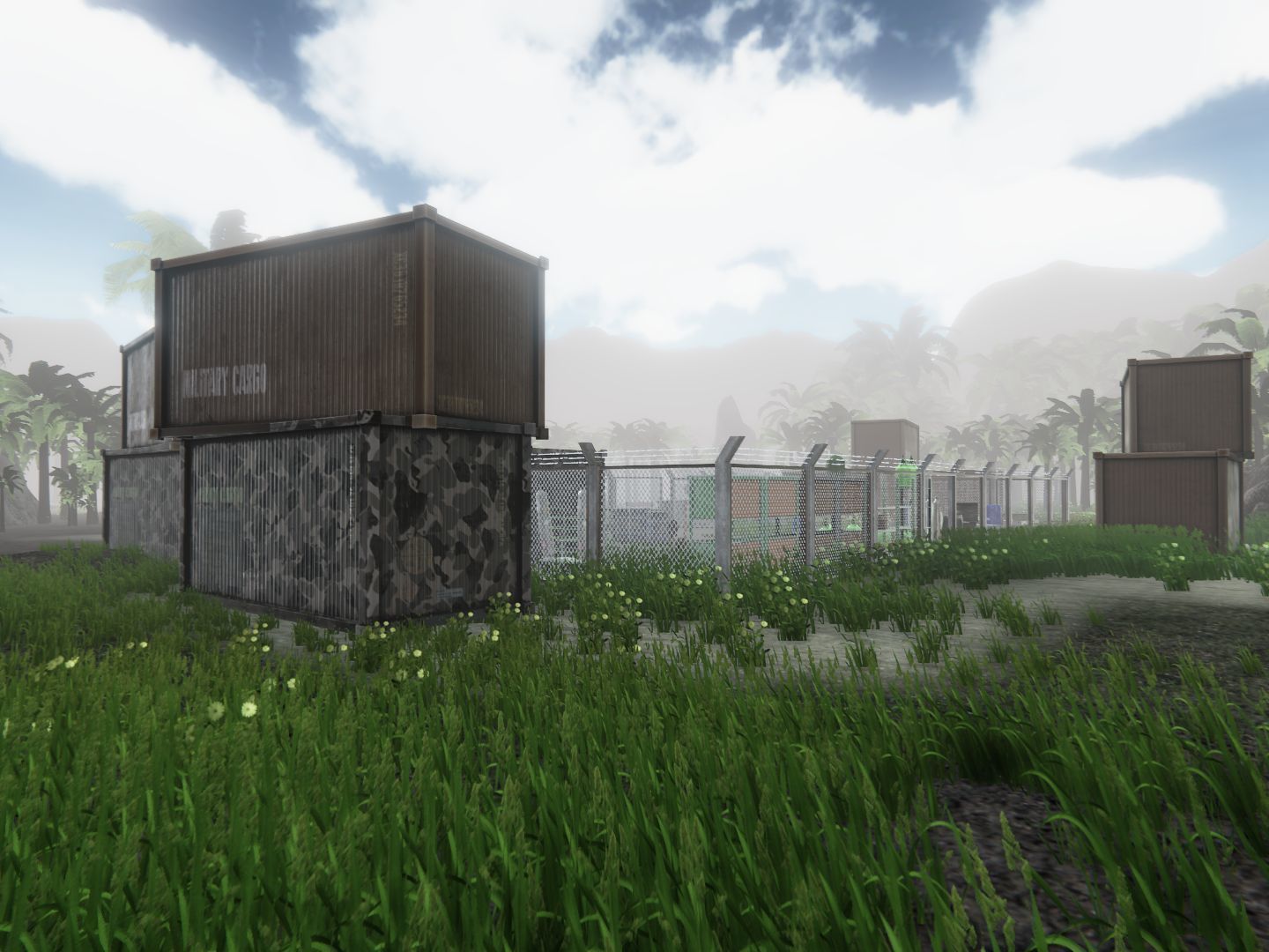 Army Base Props Low-poly 3D model_14